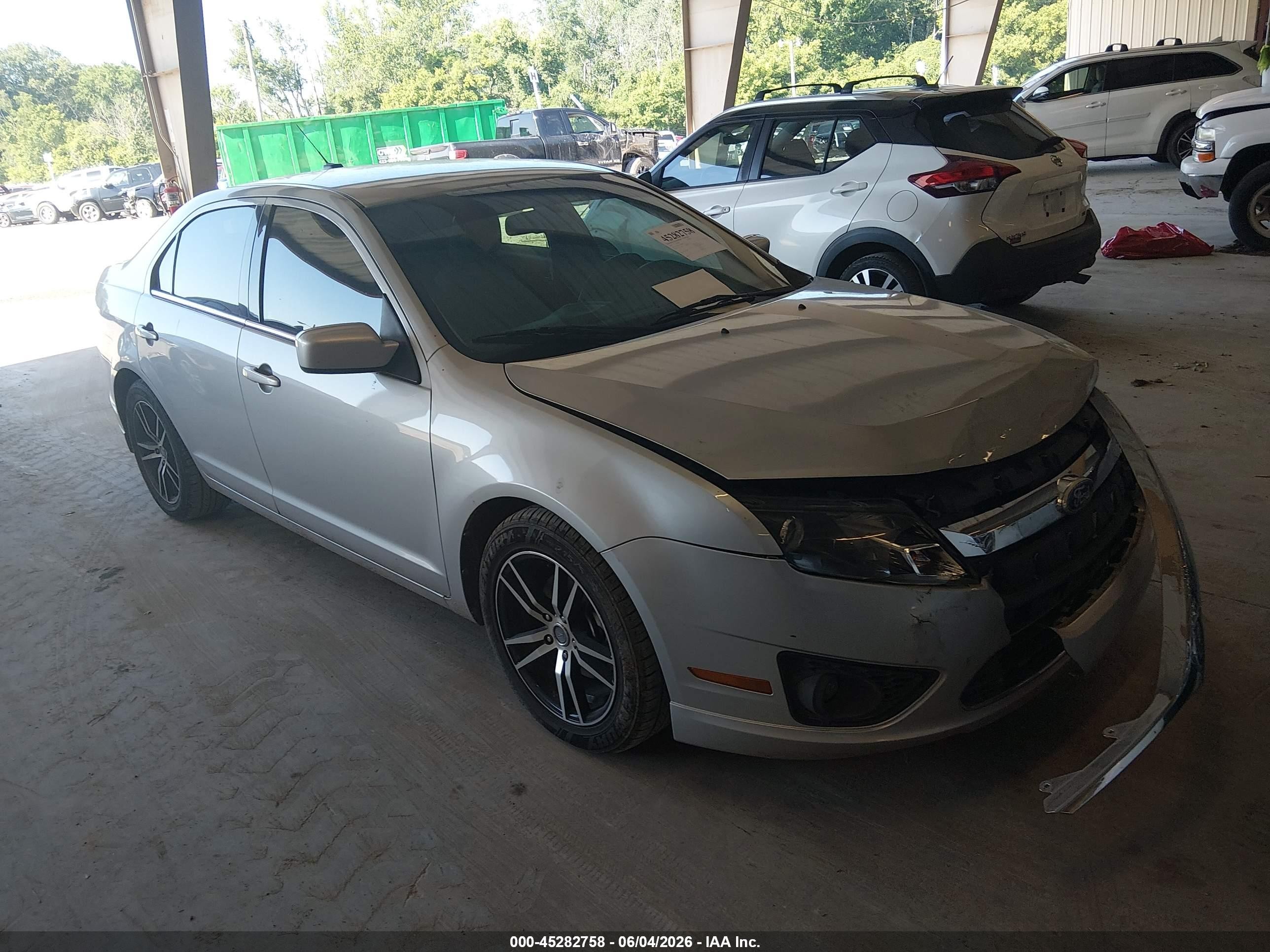 2010 Ford Fusion Se Silver vin: 3FAHP0HA0AR283048