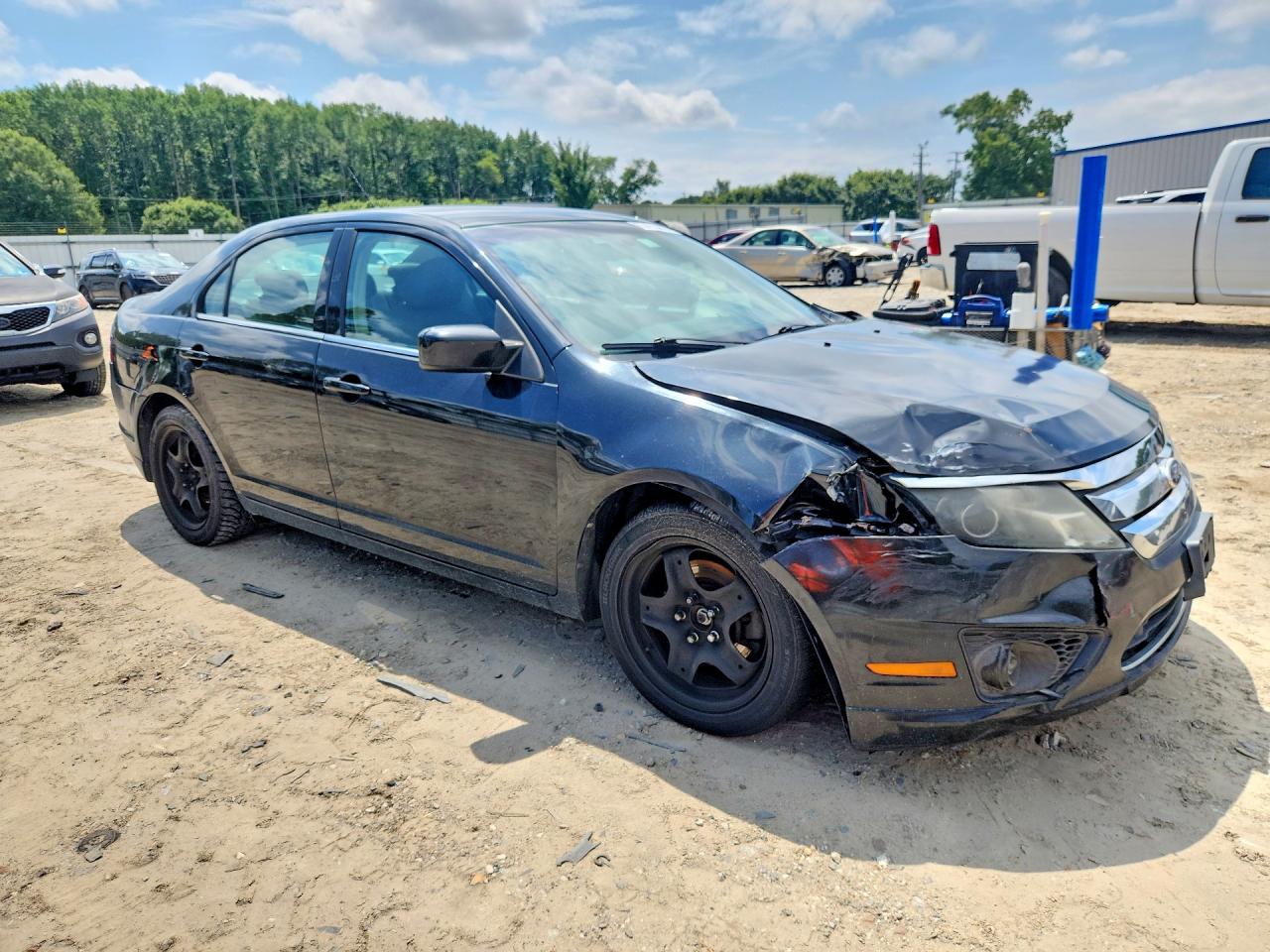 2010 Ford Fusion Se Black vin: 3FAHP0HA0AR325976