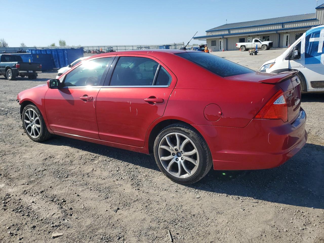 2010 Ford Fusion Se Burgundy vin: 3FAHP0HA0AR335892
