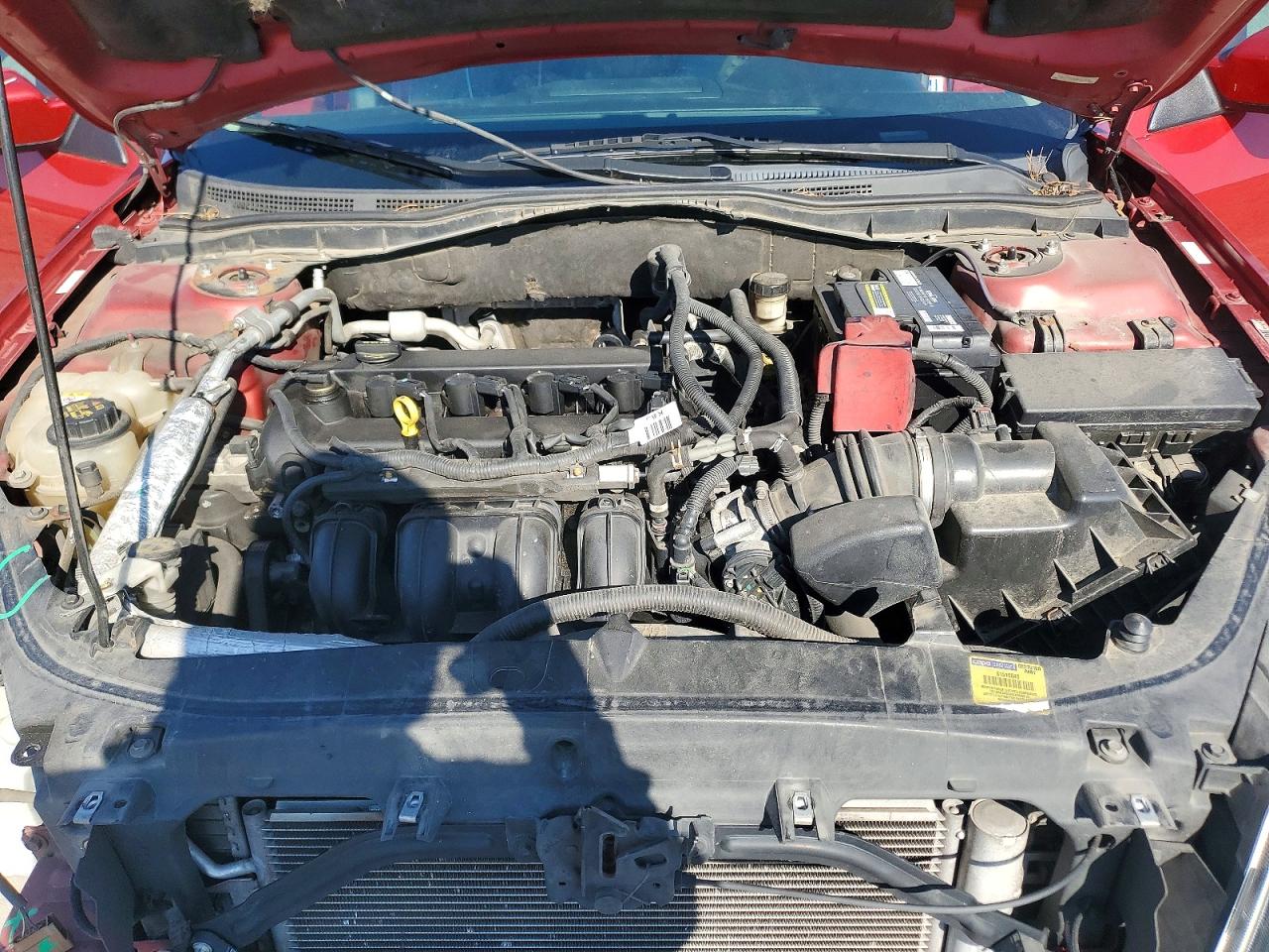 2010 Ford Fusion Se Burgundy vin: 3FAHP0HA0AR335892