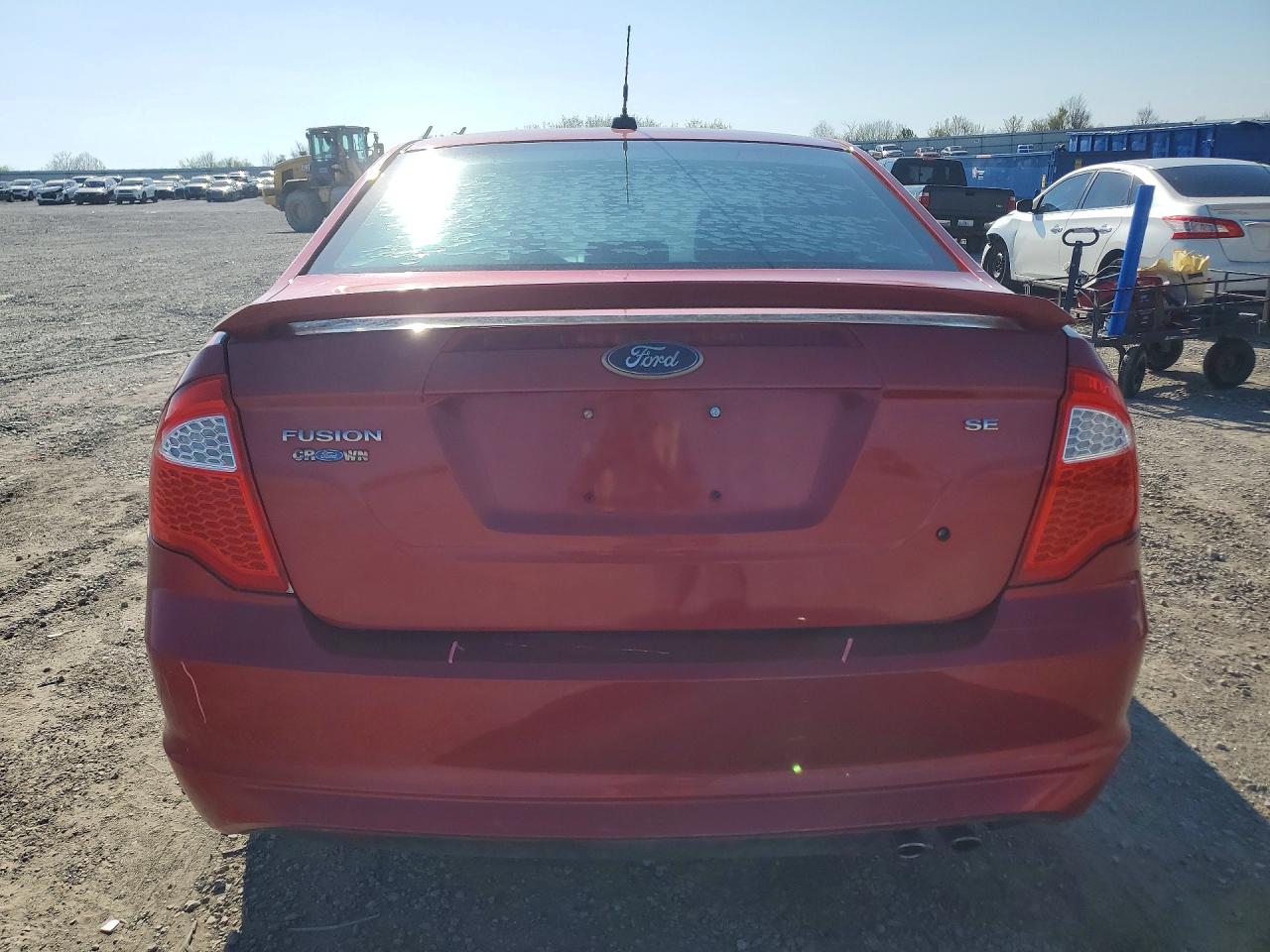 2010 Ford Fusion Se Burgundy vin: 3FAHP0HA0AR335892