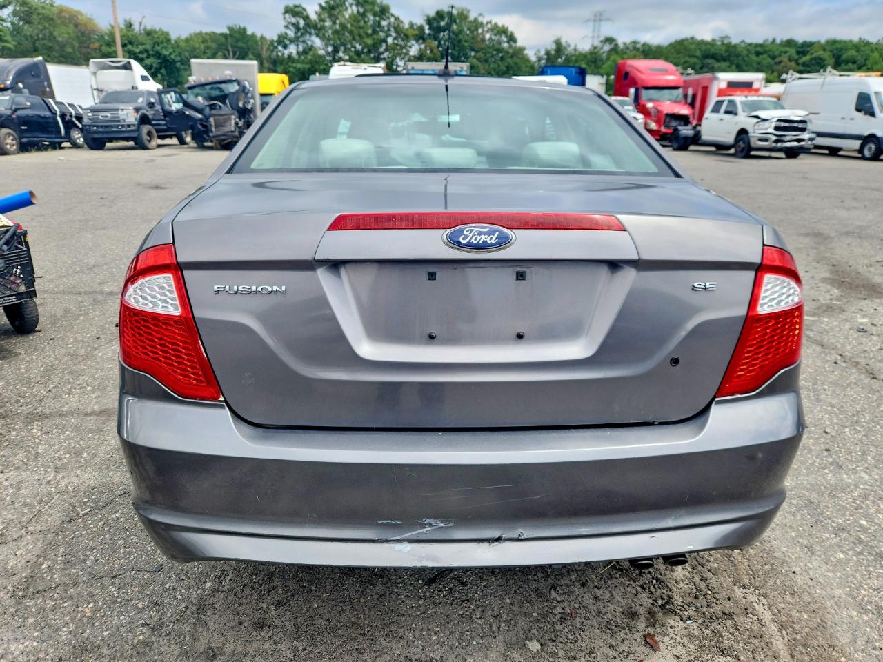 2010 Ford Fusion Se Gray vin: 3FAHP0HA0AR343989