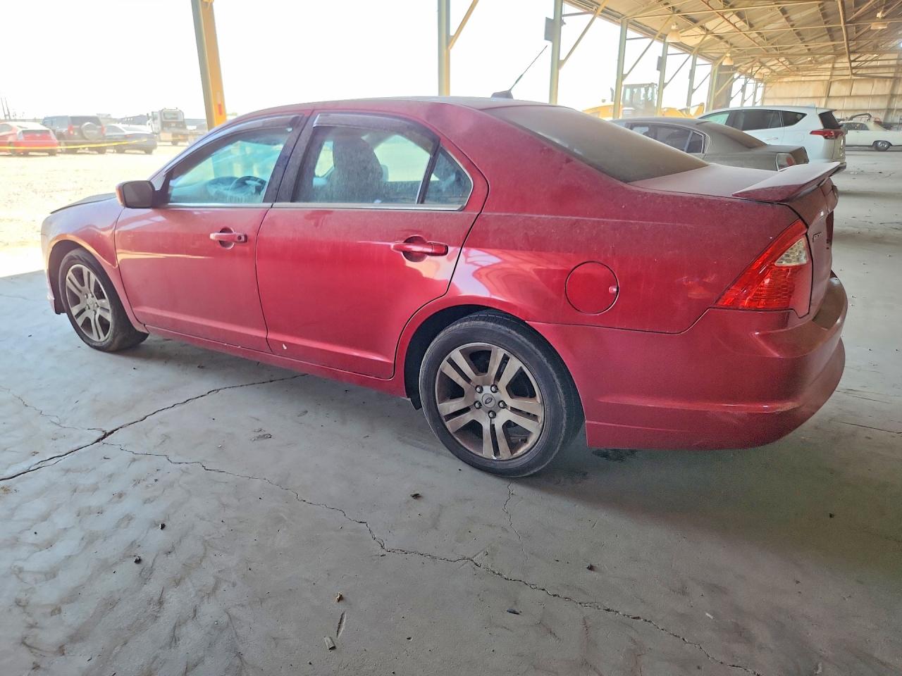 2010 Ford Fusion Se Red vin: 3FAHP0HA0AR378791