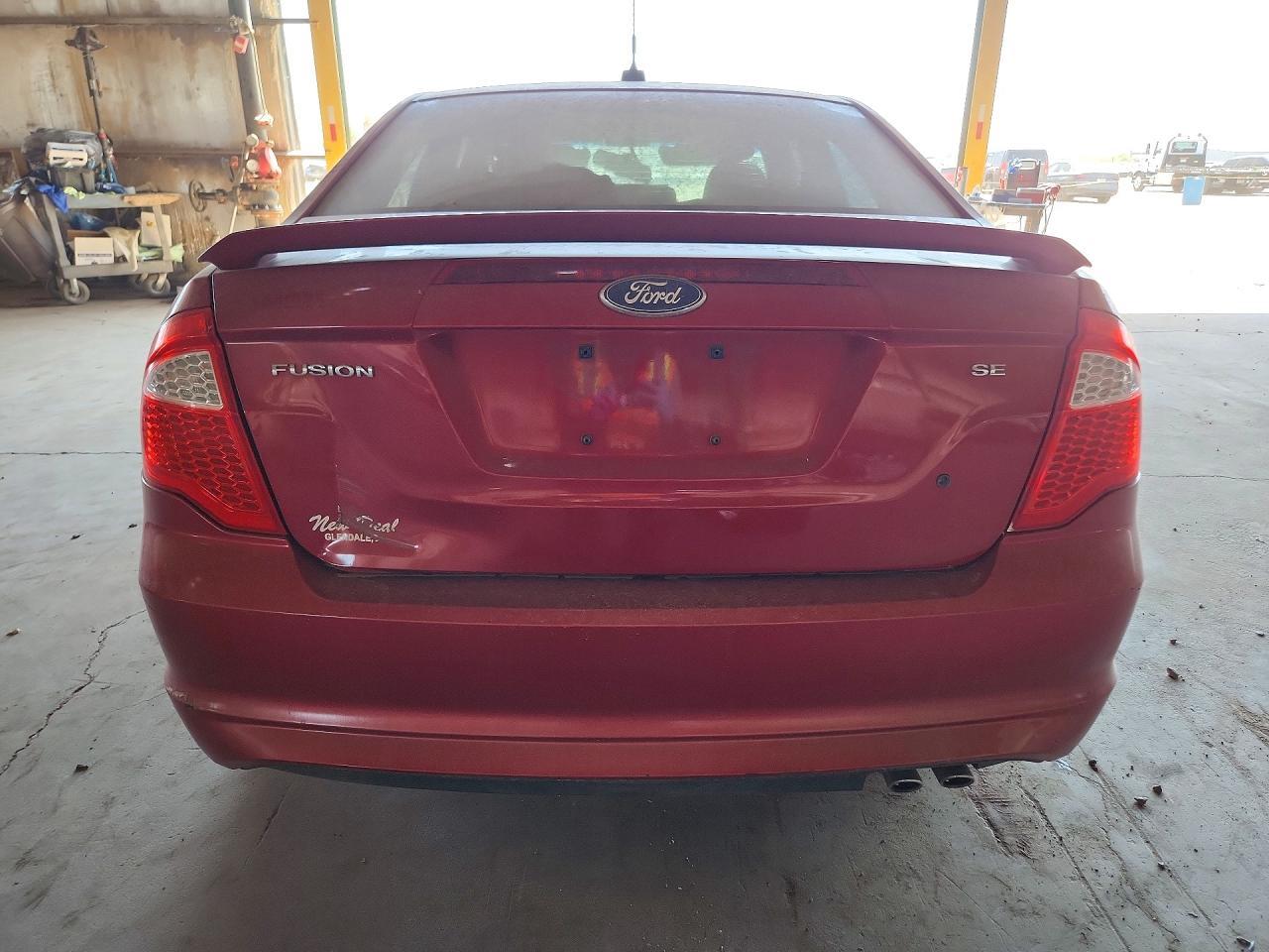 2010 Ford Fusion Se Red vin: 3FAHP0HA0AR378791