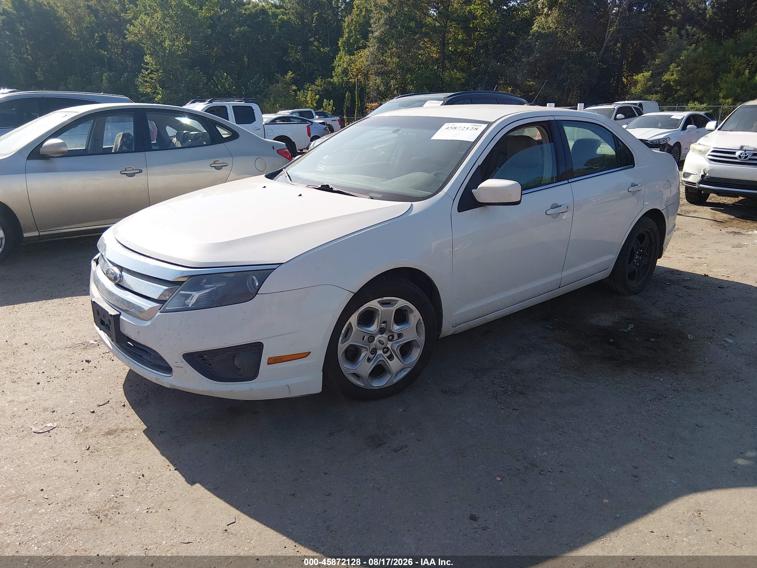 2010 Ford Fusion Se Silver vin: 3FAHP0HA0AR395641