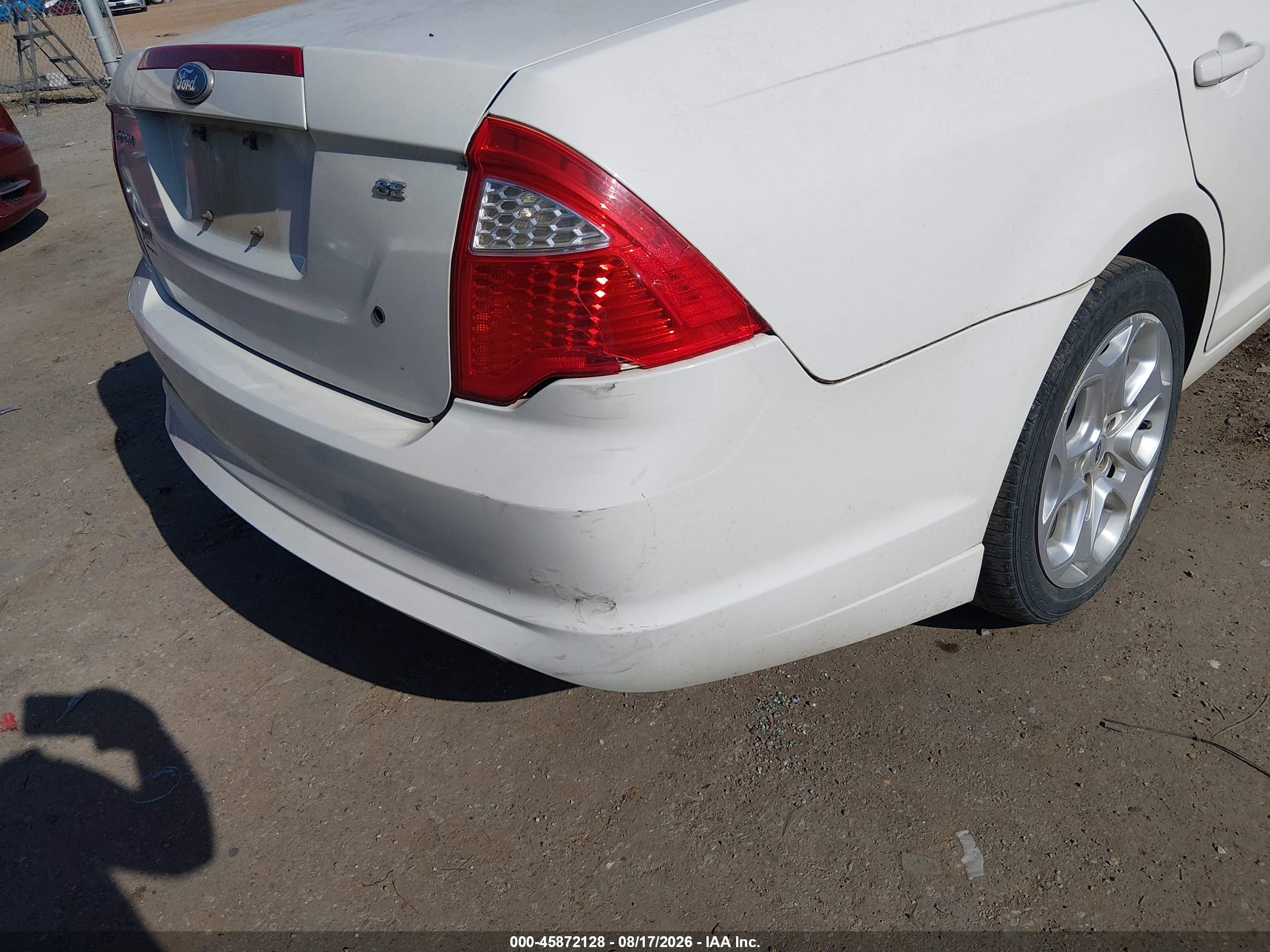 2010 Ford Fusion Se Silver vin: 3FAHP0HA0AR395641