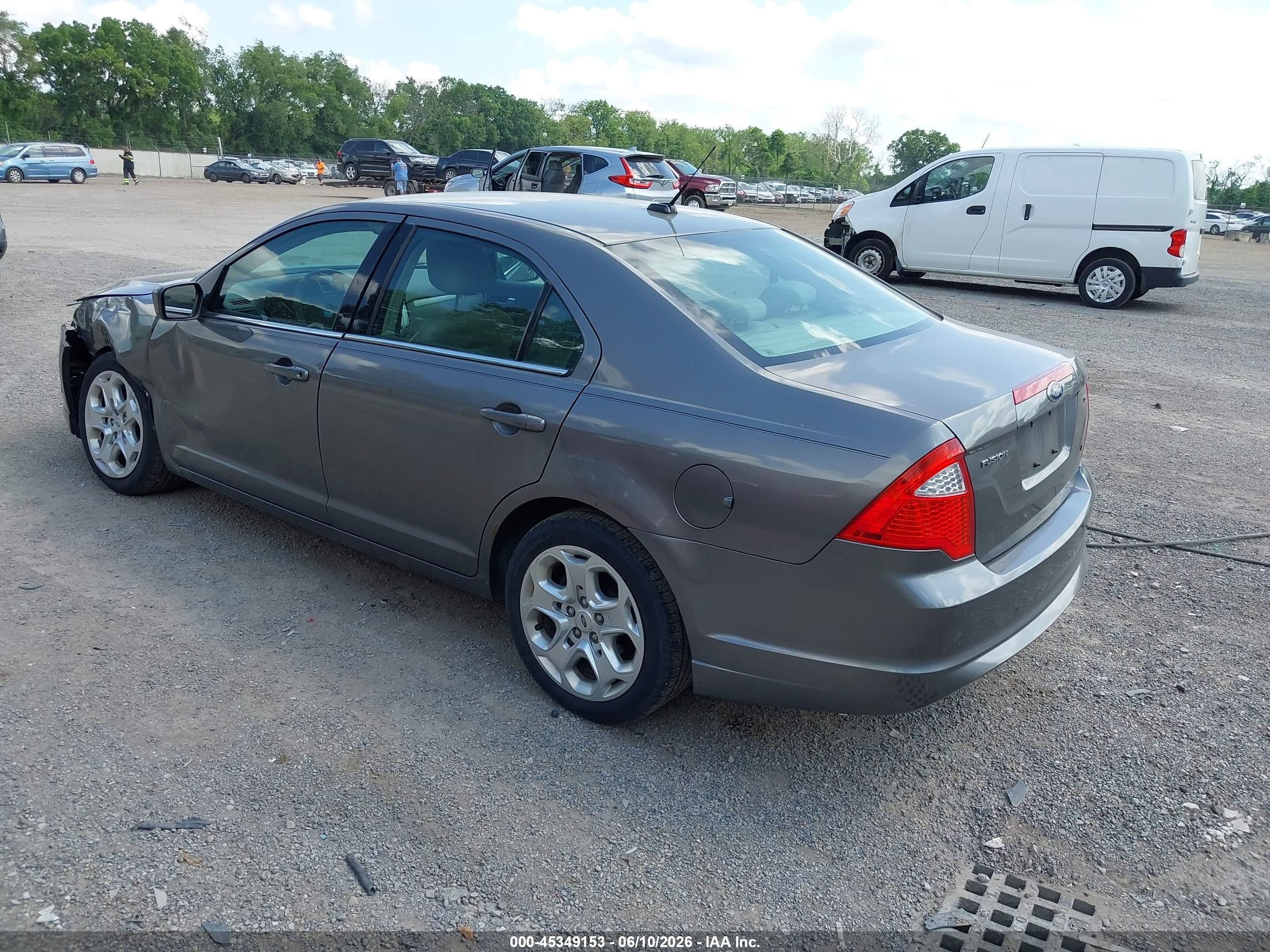 2010 Ford Fusion Se Gray vin: 3FAHP0HA0AR396076