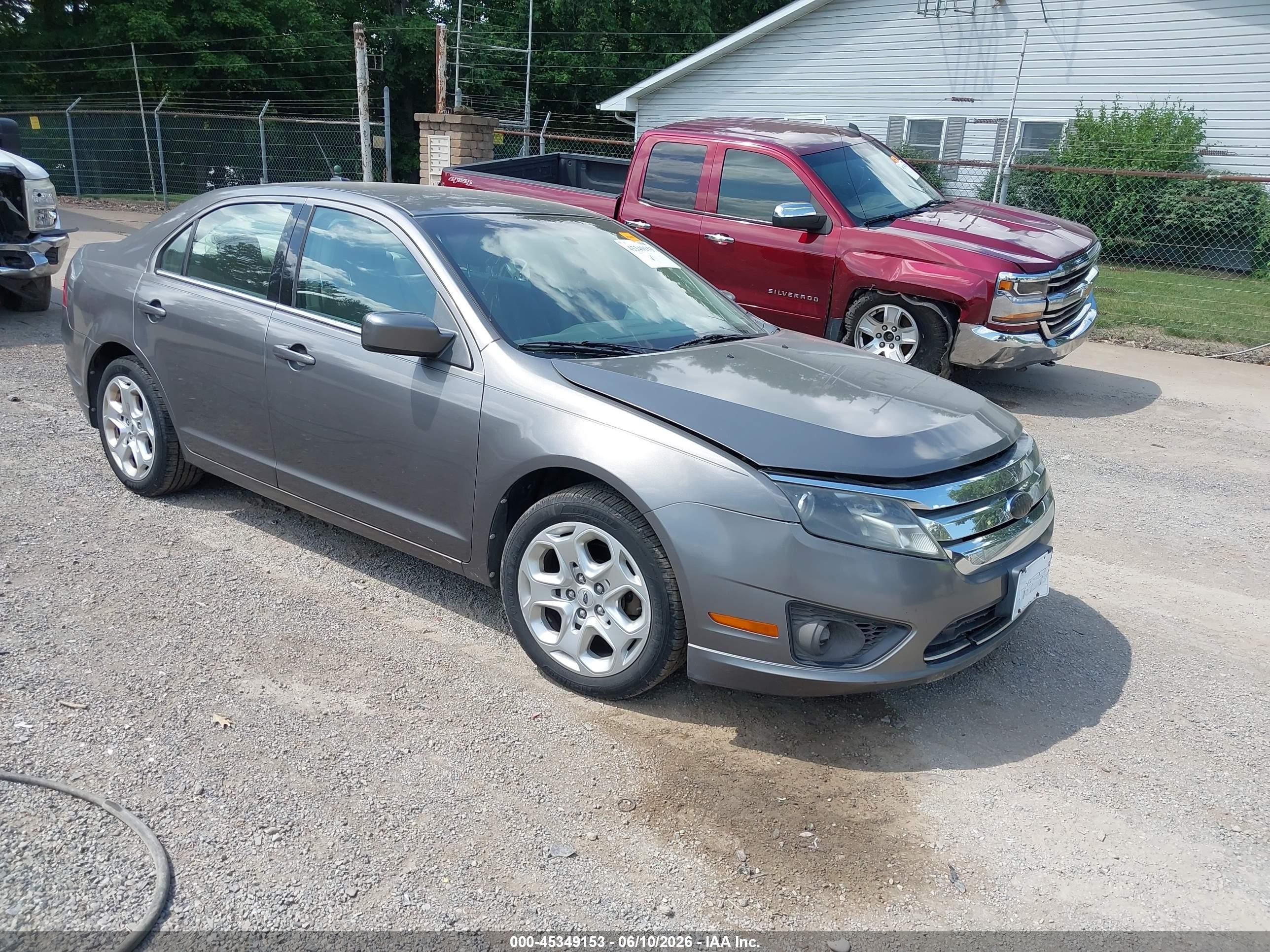 2010 Ford Fusion Se Gray vin: 3FAHP0HA0AR396076