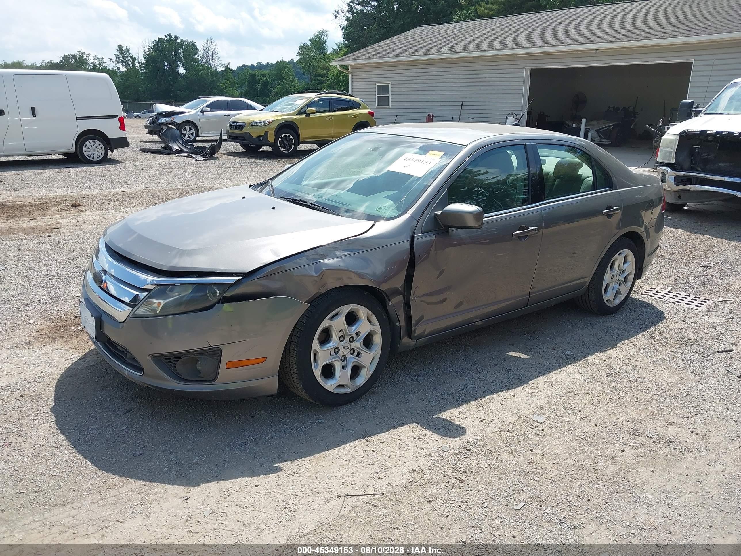 2010 Ford Fusion Se Gray vin: 3FAHP0HA0AR396076