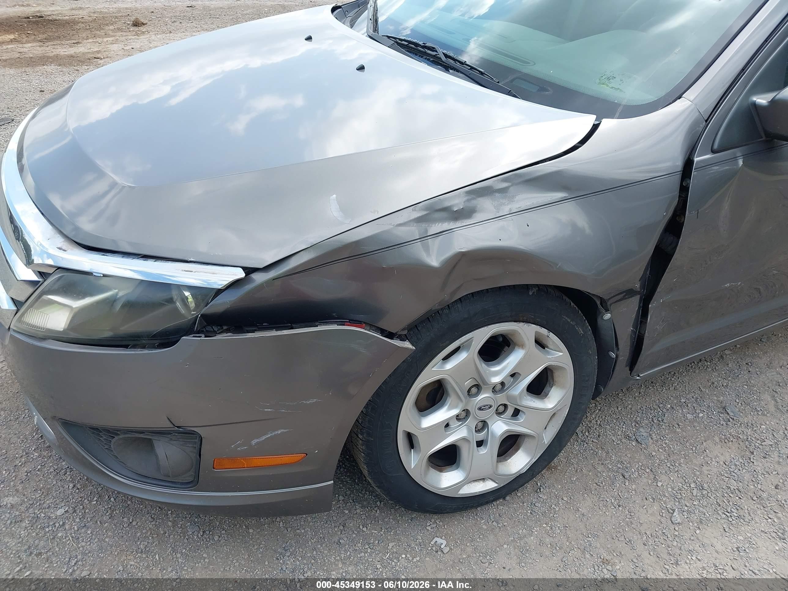 2010 Ford Fusion Se Gray vin: 3FAHP0HA0AR396076