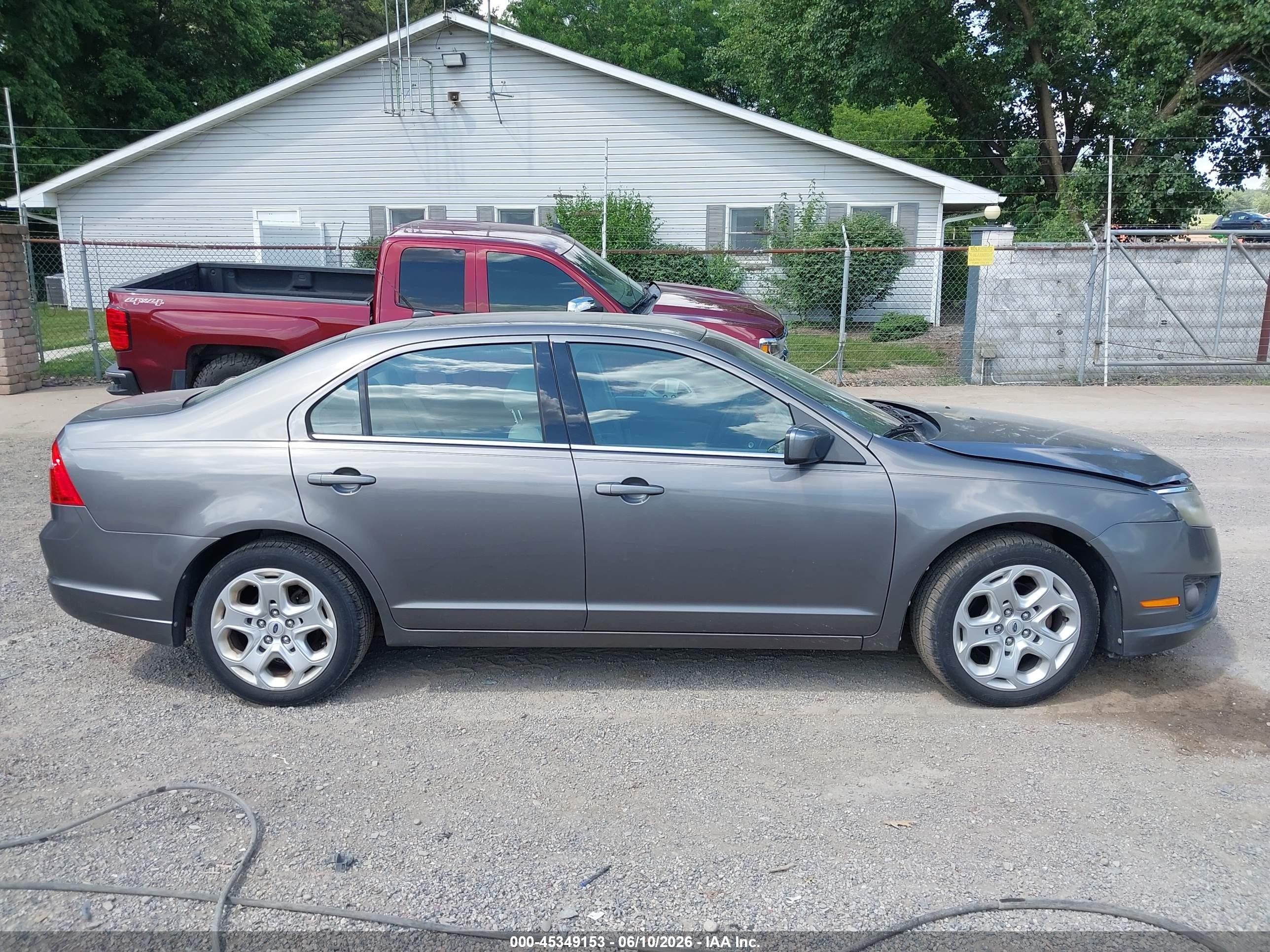 2010 Ford Fusion Se Gray vin: 3FAHP0HA0AR396076