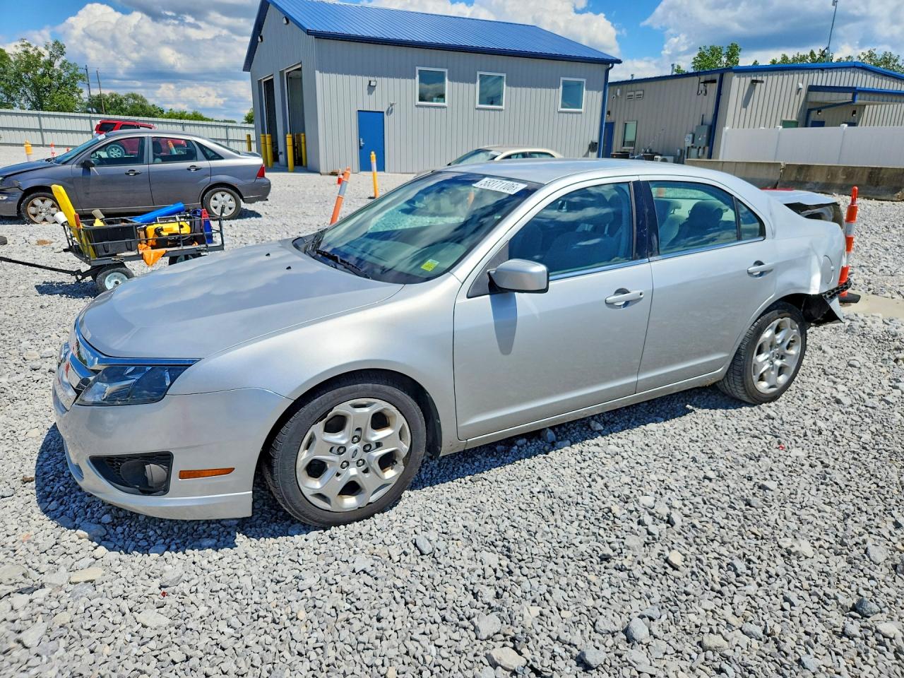 2010 Ford Fusion Se Silver vin: 3FAHP0HA0AR415208