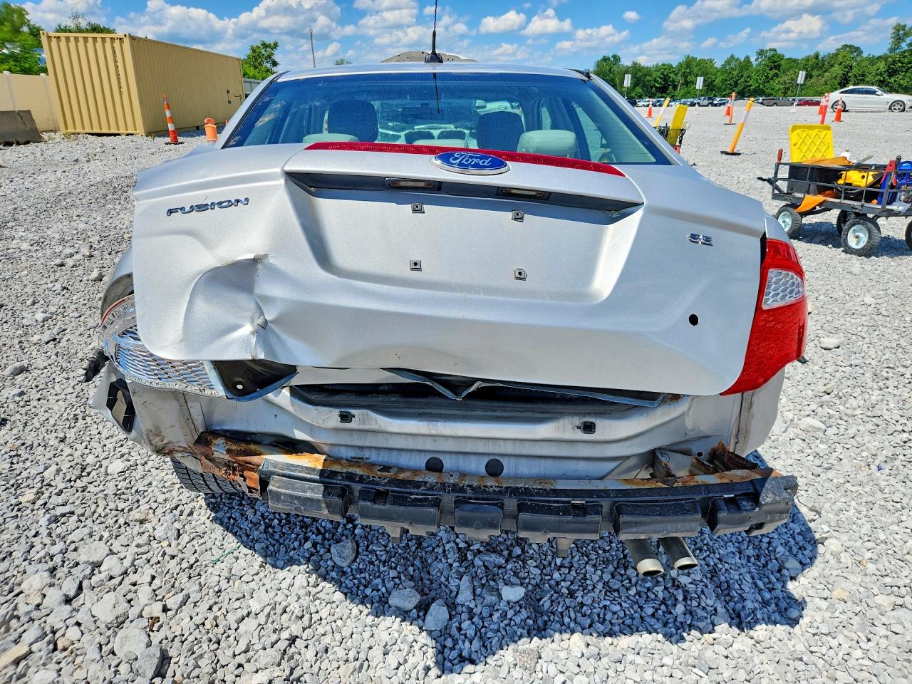 2010 Ford Fusion Se Silver vin: 3FAHP0HA0AR415208