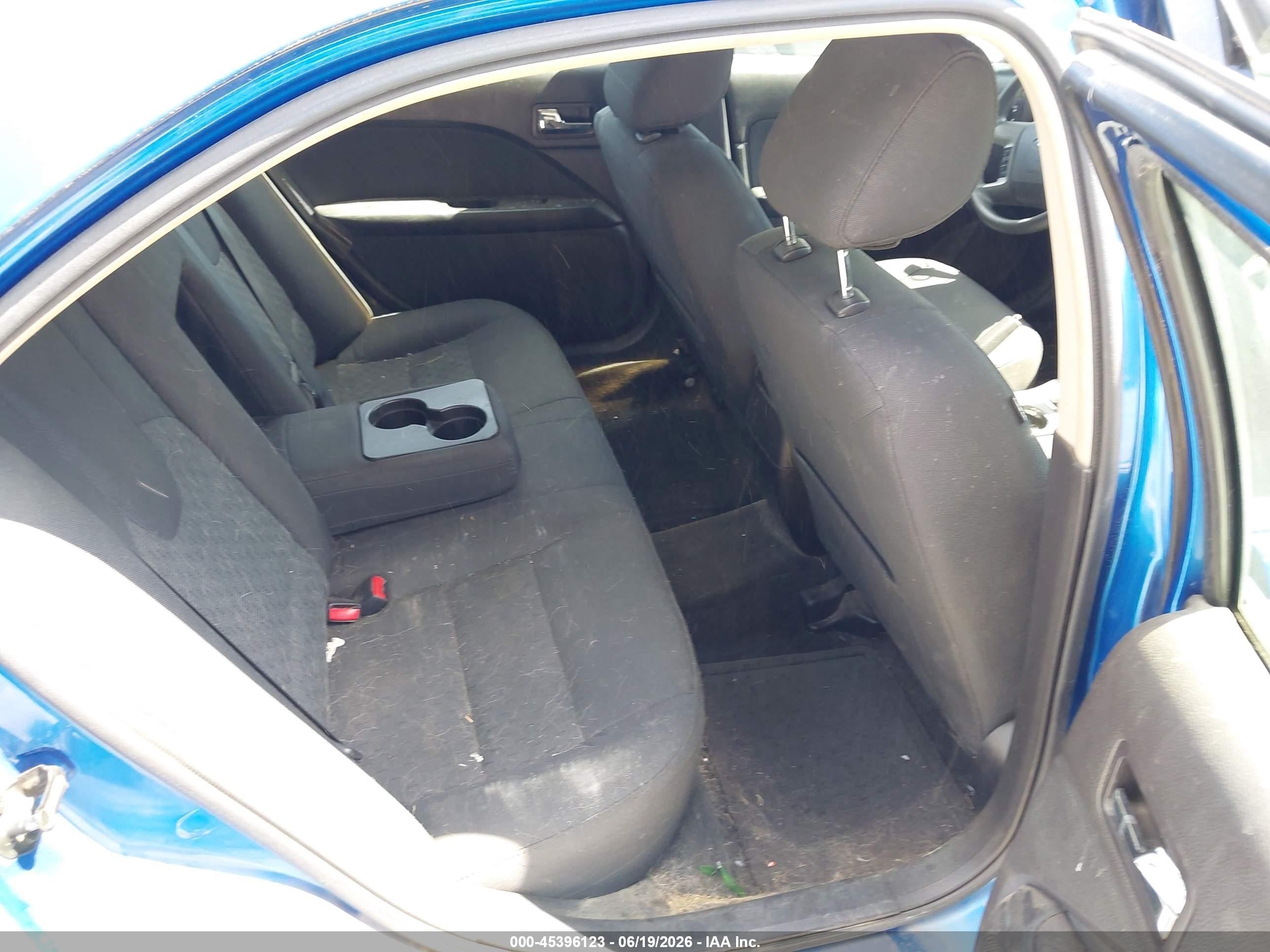 2011 Ford Fusion Se Blue vin: 3FAHP0HA0BR125780