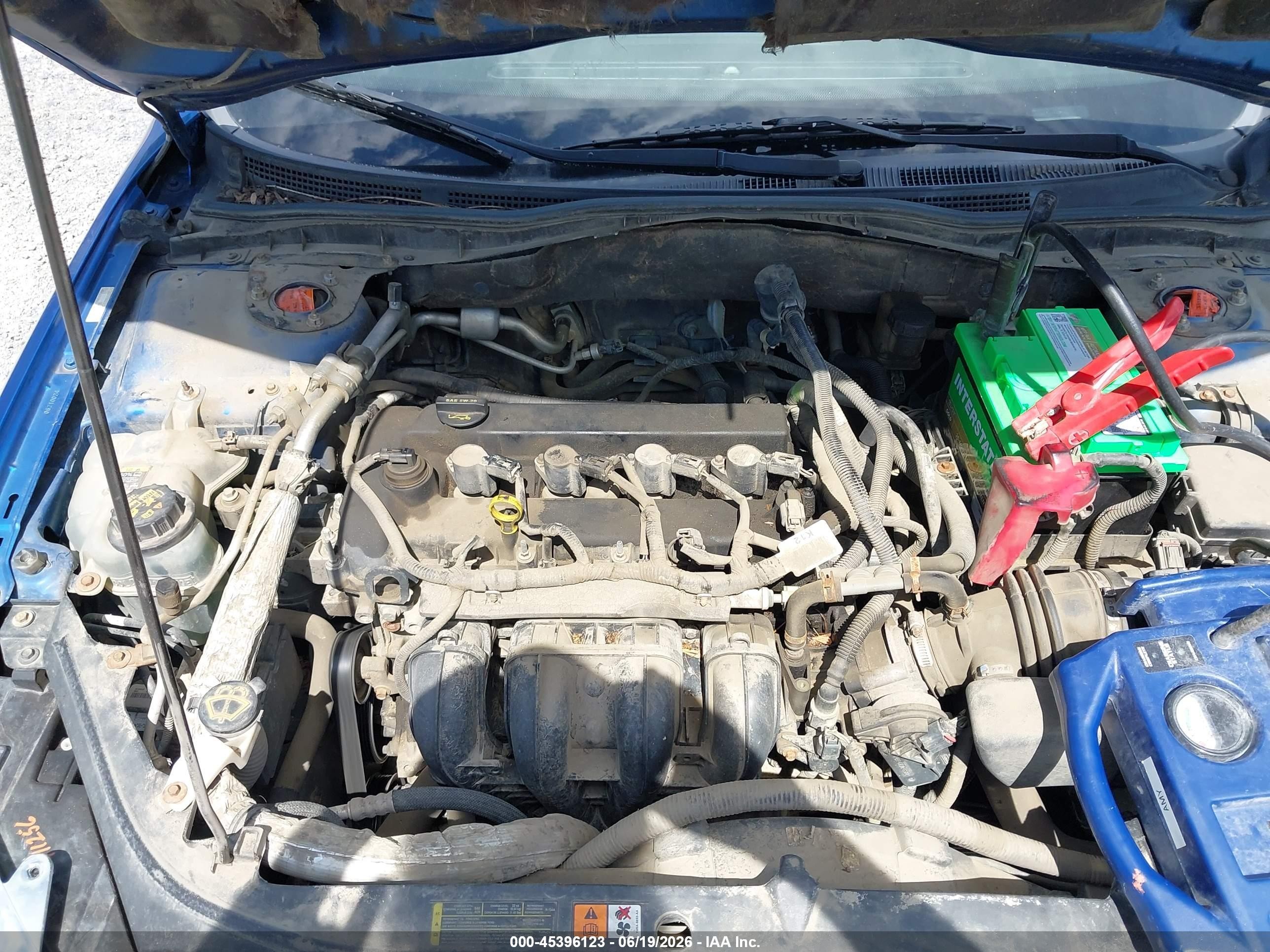 2011 Ford Fusion Se Blue vin: 3FAHP0HA0BR125780