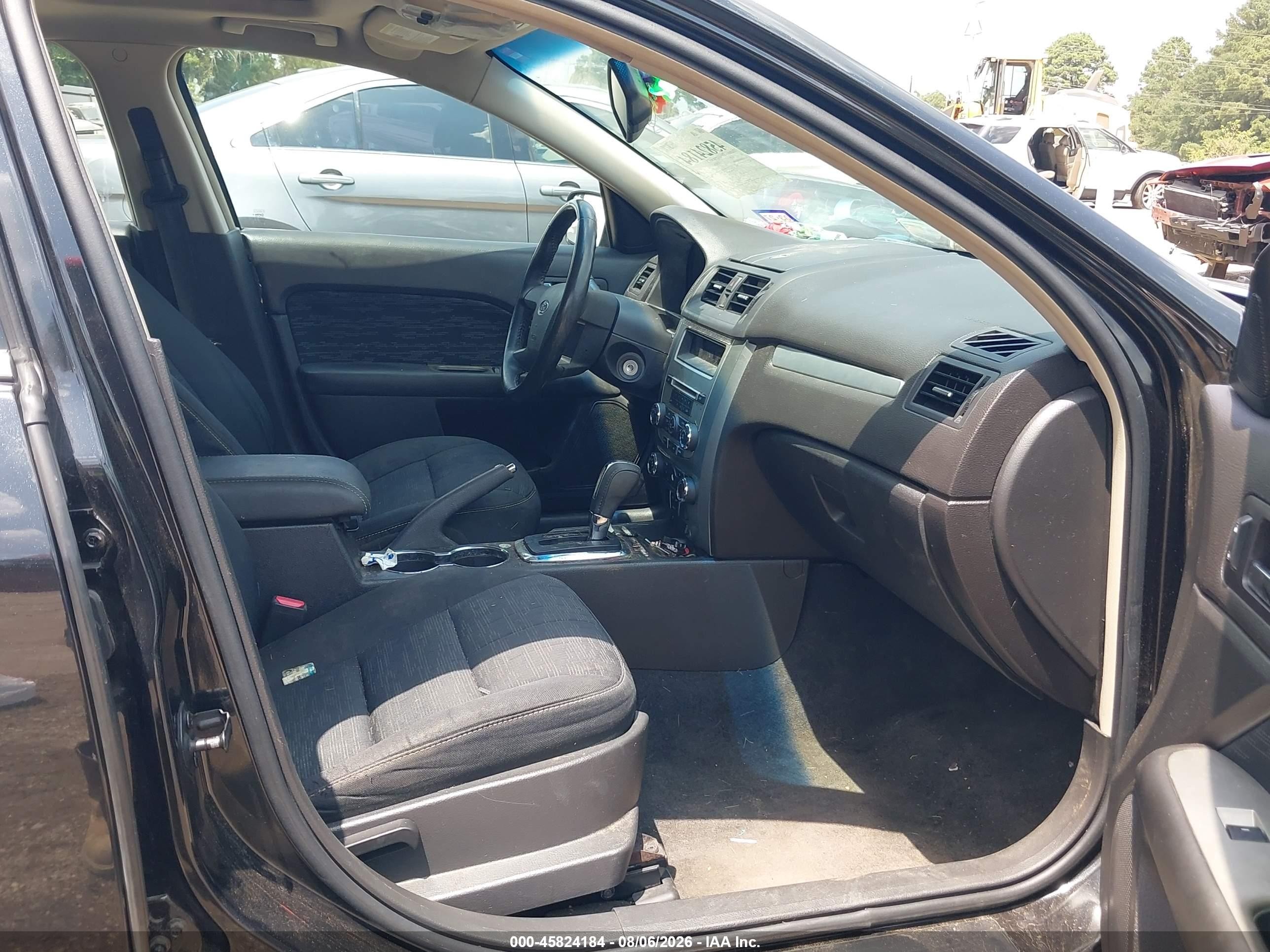 2011 Ford Fusion Se Black vin: 3FAHP0HA0BR165860