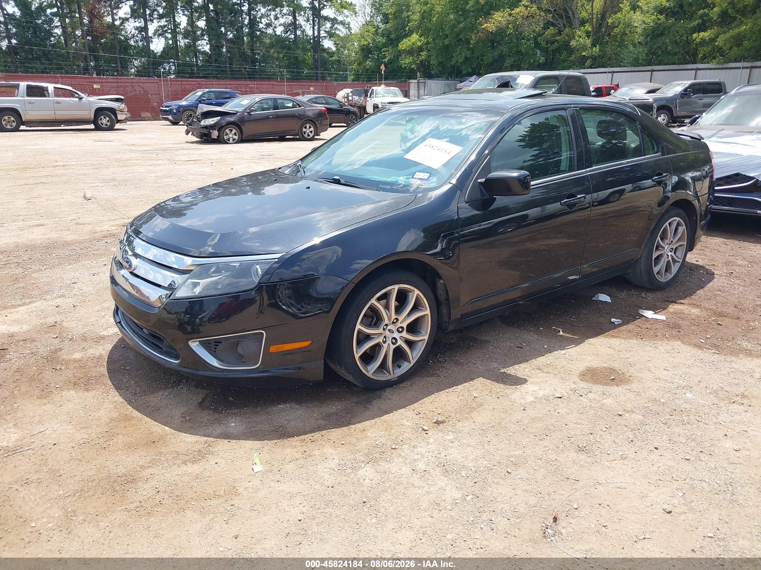 2011 Ford Fusion Se Black vin: 3FAHP0HA0BR165860