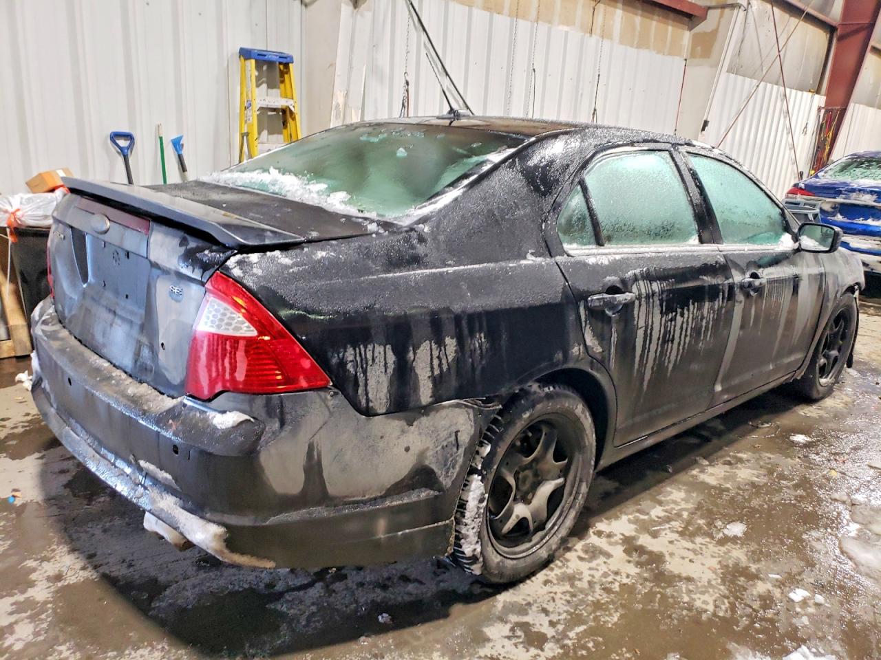2011 Ford Fusion Se Black vin: 3FAHP0HA0BR173456