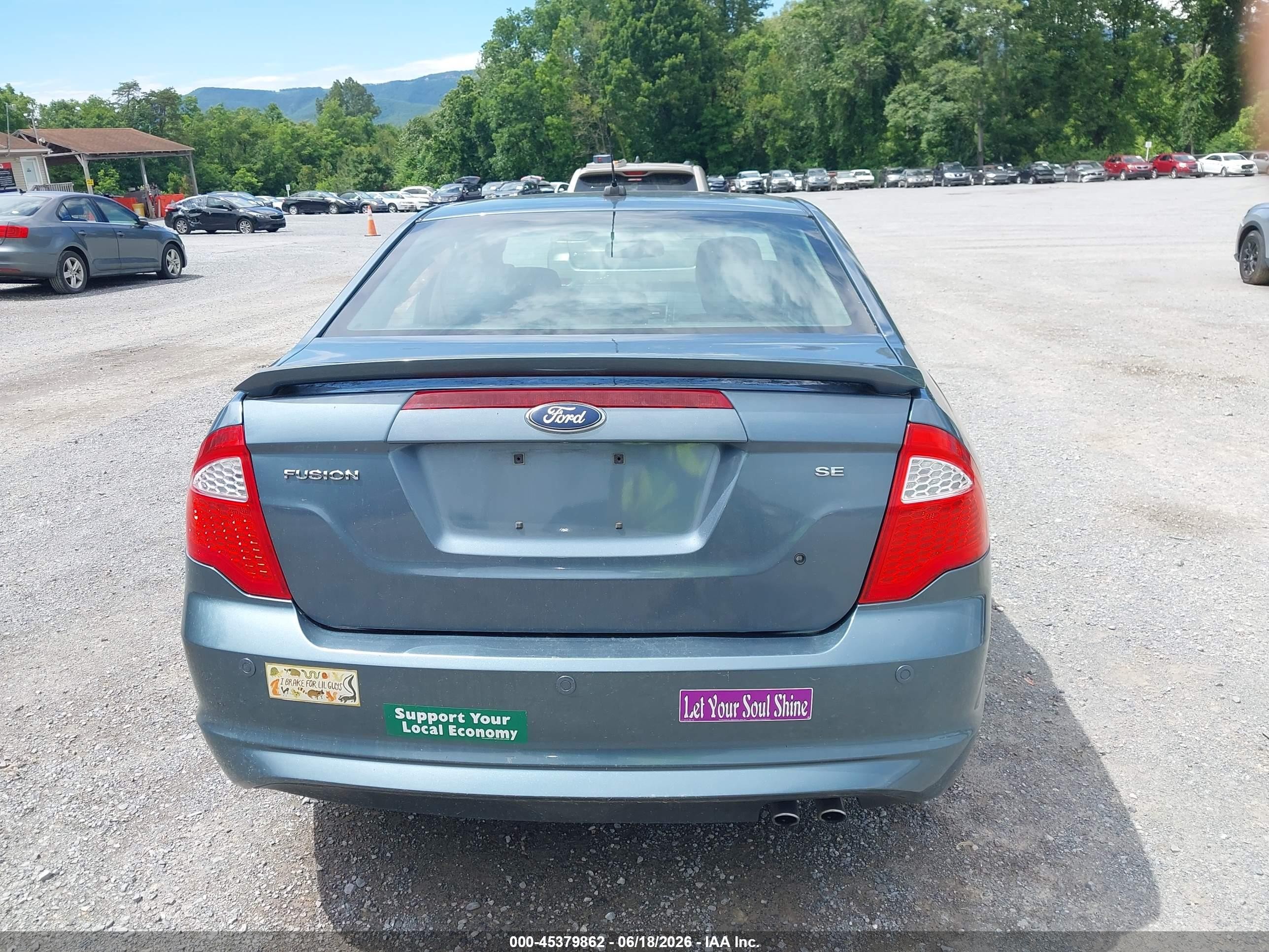2011 Ford Fusion Se Blue vin: 3FAHP0HA0BR194520