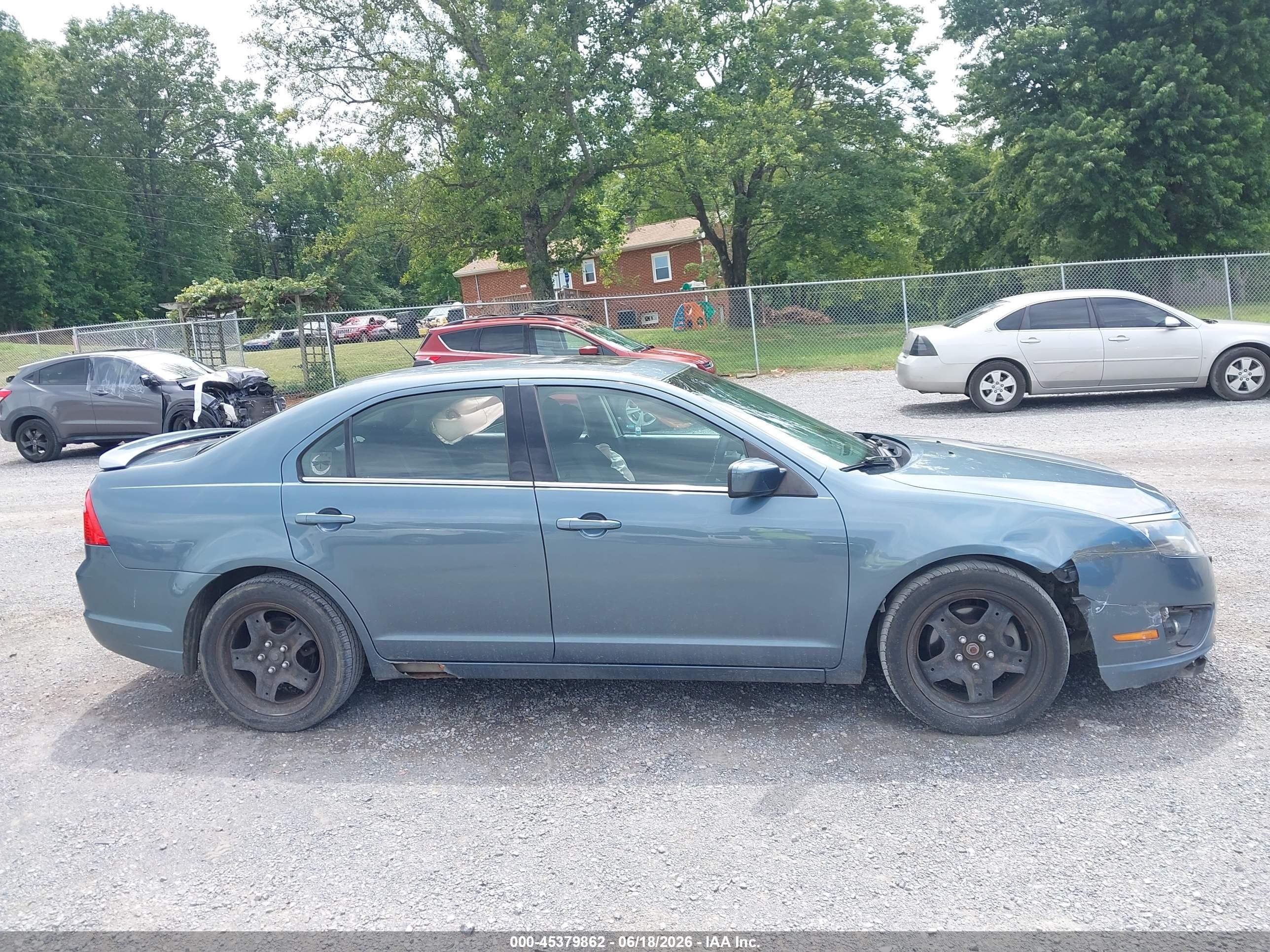 2011 Ford Fusion Se Blue vin: 3FAHP0HA0BR194520
