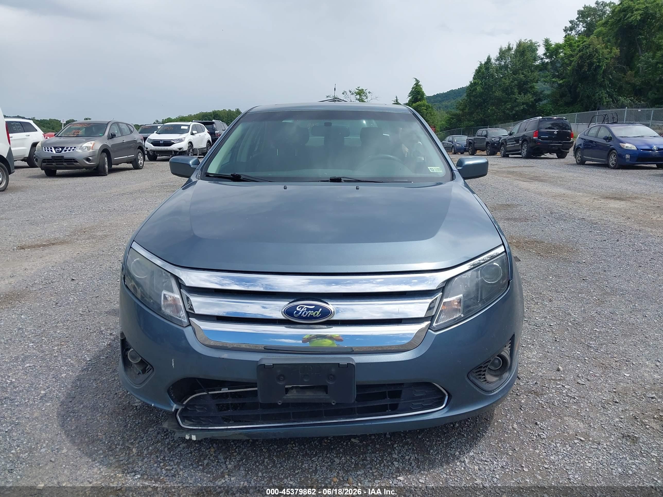2011 Ford Fusion Se Blue vin: 3FAHP0HA0BR194520