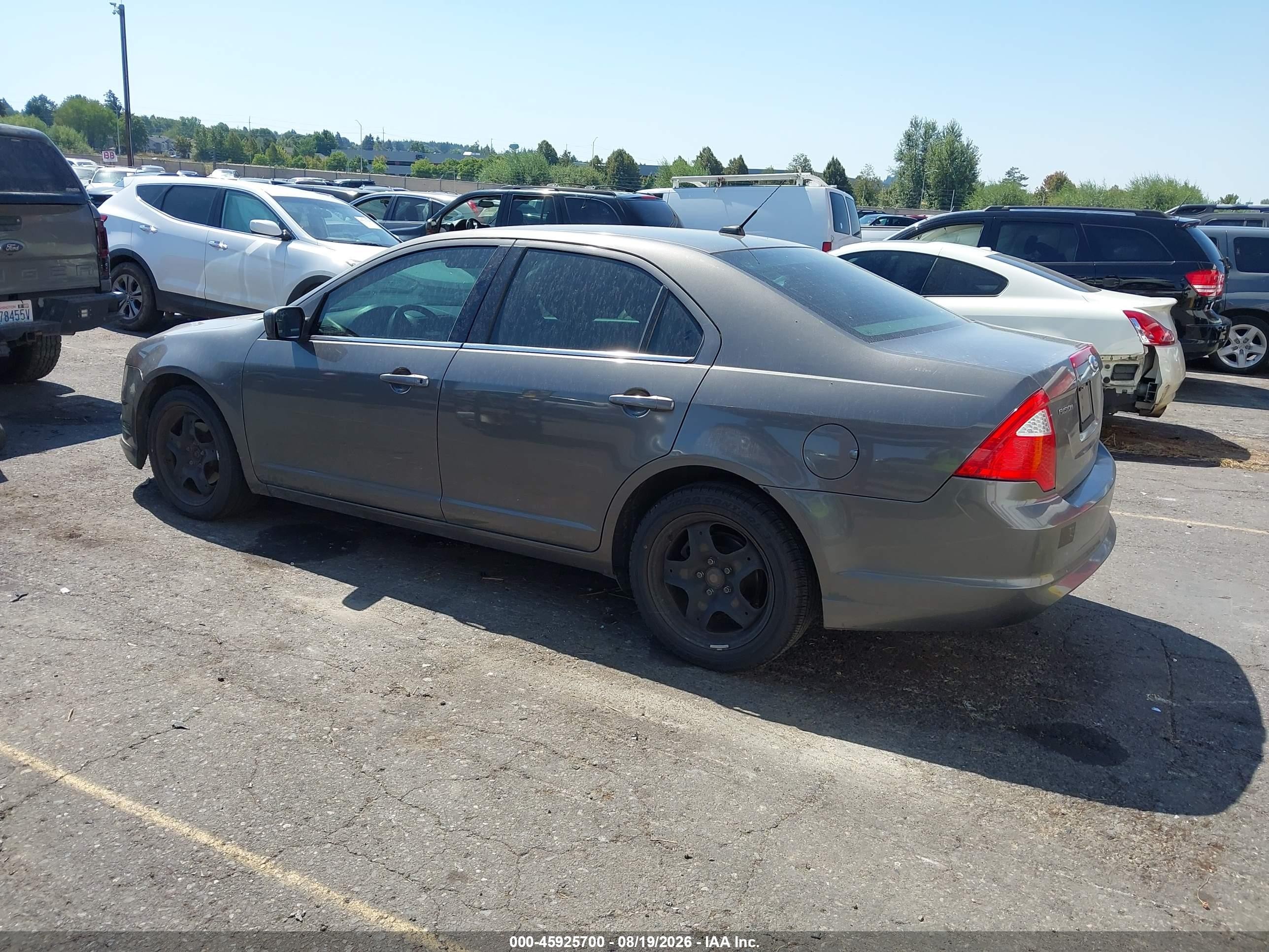 2011 Ford Fusion Se Gray vin: 3FAHP0HA0BR247538