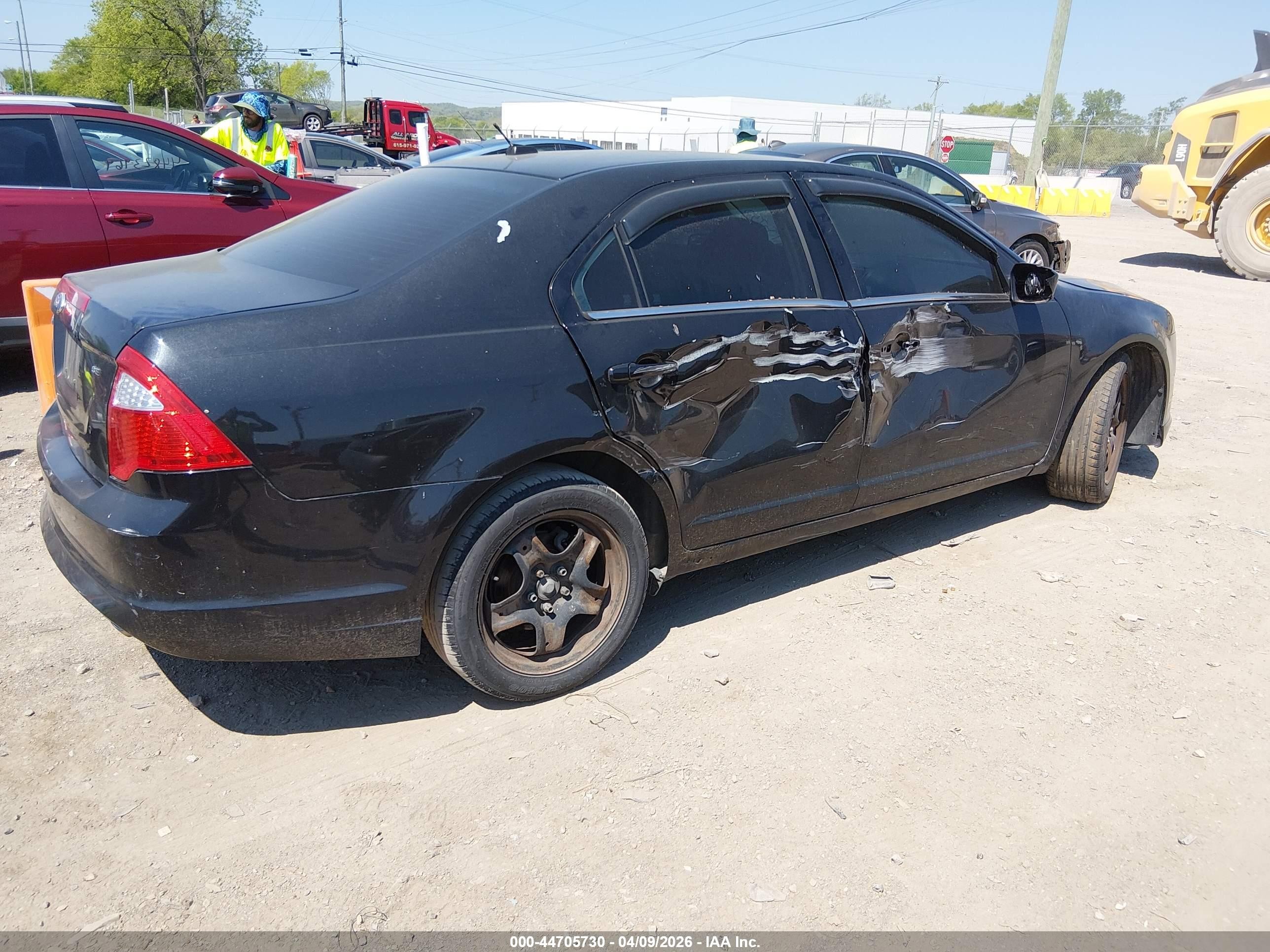 2011 Ford Fusion Se Black vin: 3FAHP0HA0BR267868