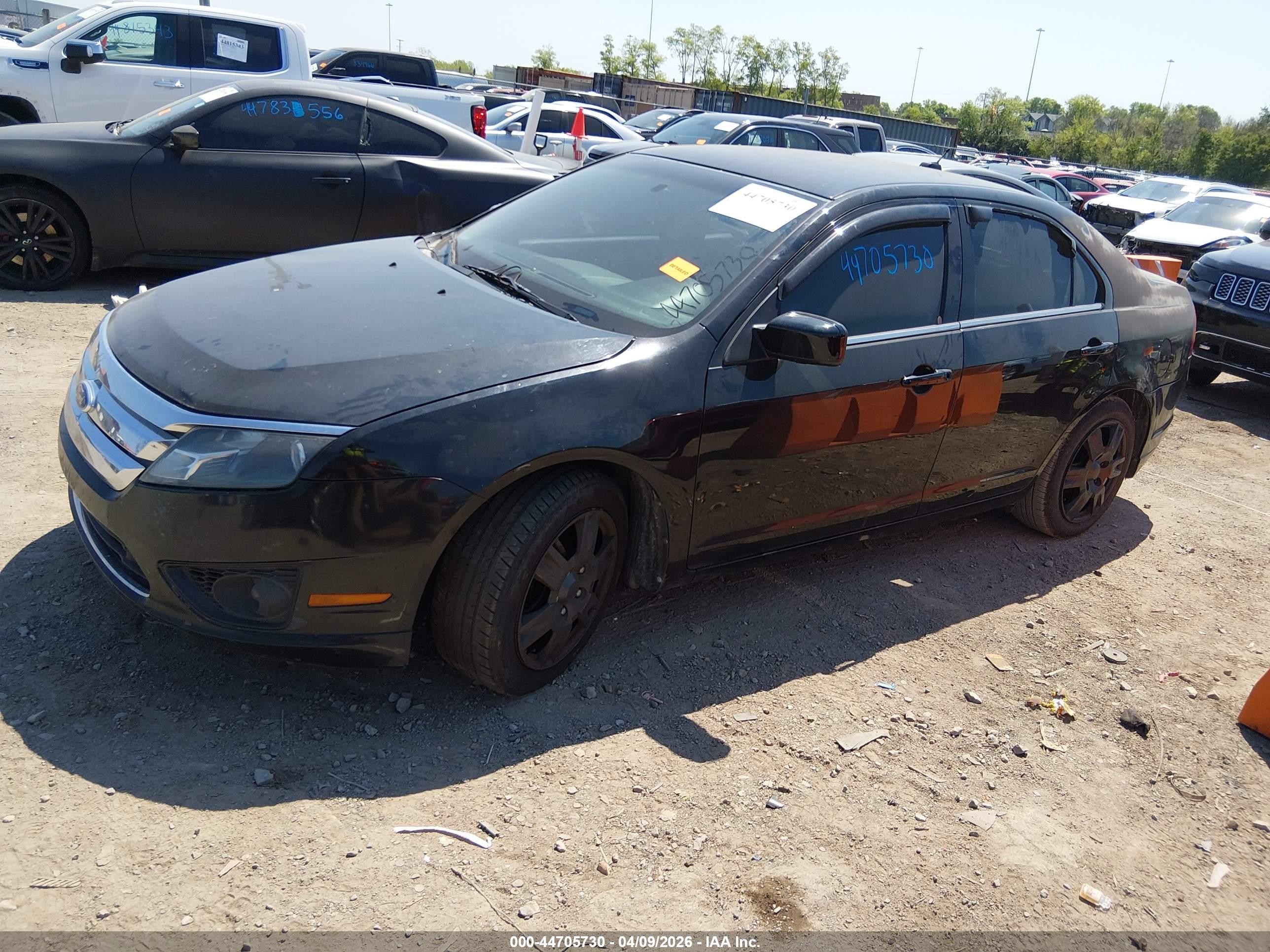 2011 Ford Fusion Se Black vin: 3FAHP0HA0BR267868