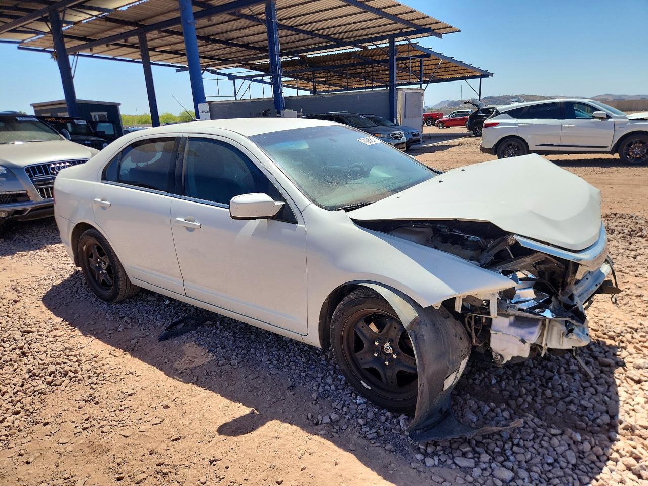 2011 Ford Fusion Se White vin: 3FAHP0HA0BR275680