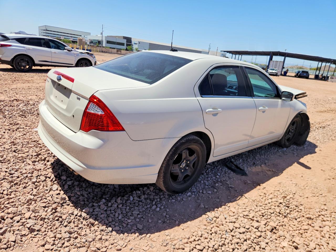 2011 Ford Fusion Se White vin: 3FAHP0HA0BR275680