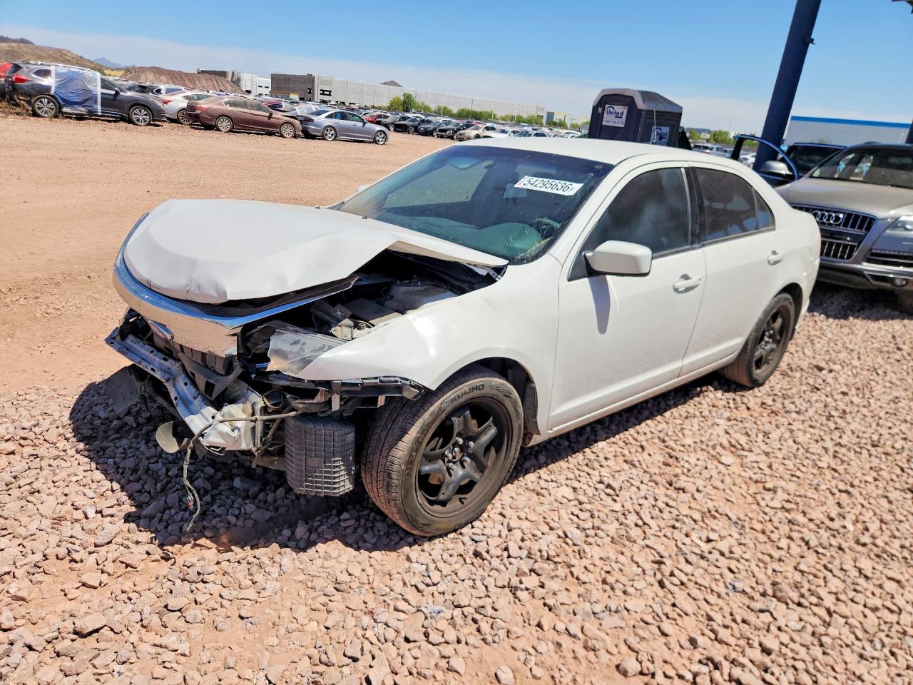 2011 Ford Fusion Se White vin: 3FAHP0HA0BR275680