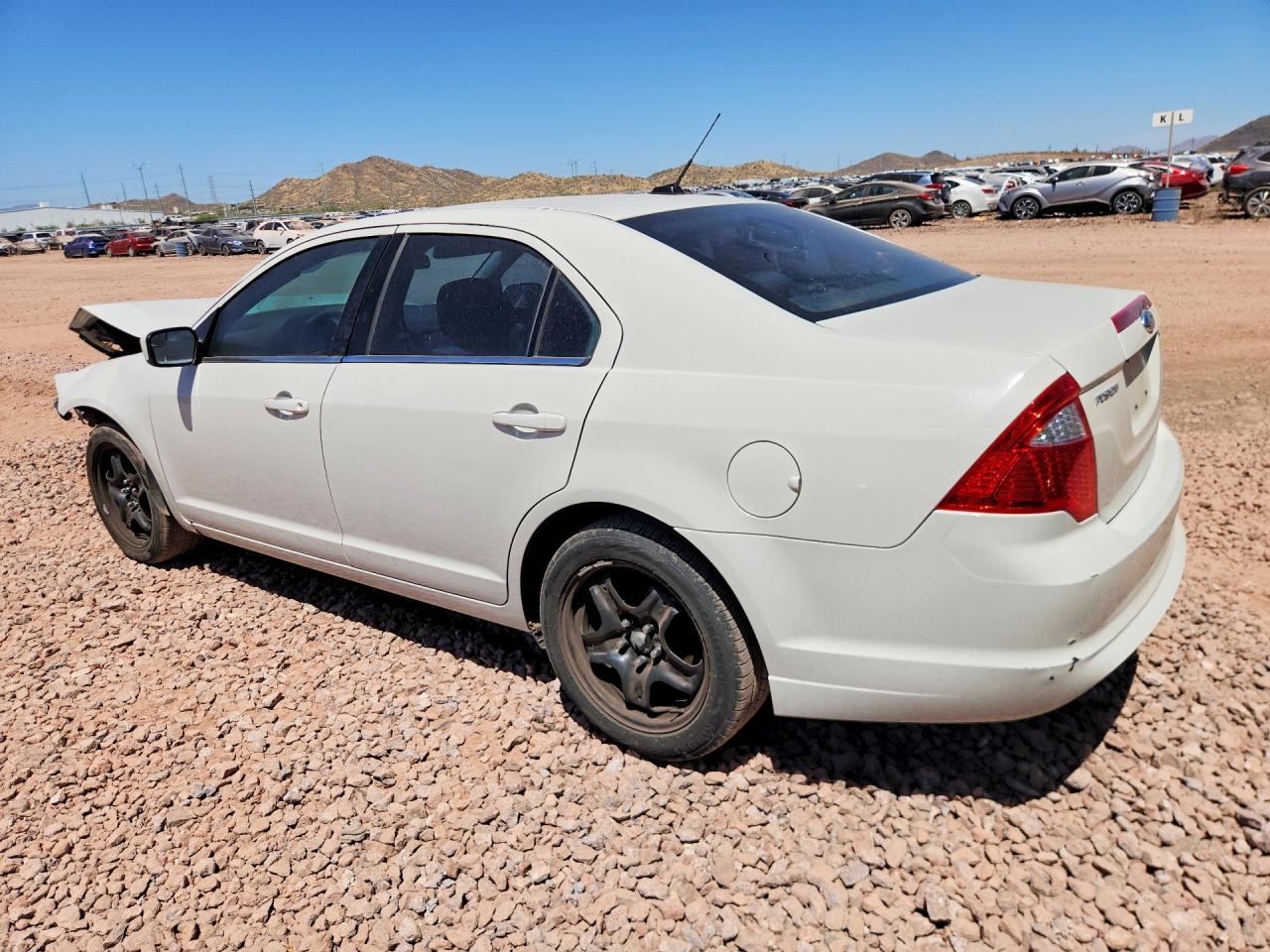 2011 Ford Fusion Se White vin: 3FAHP0HA0BR275680
