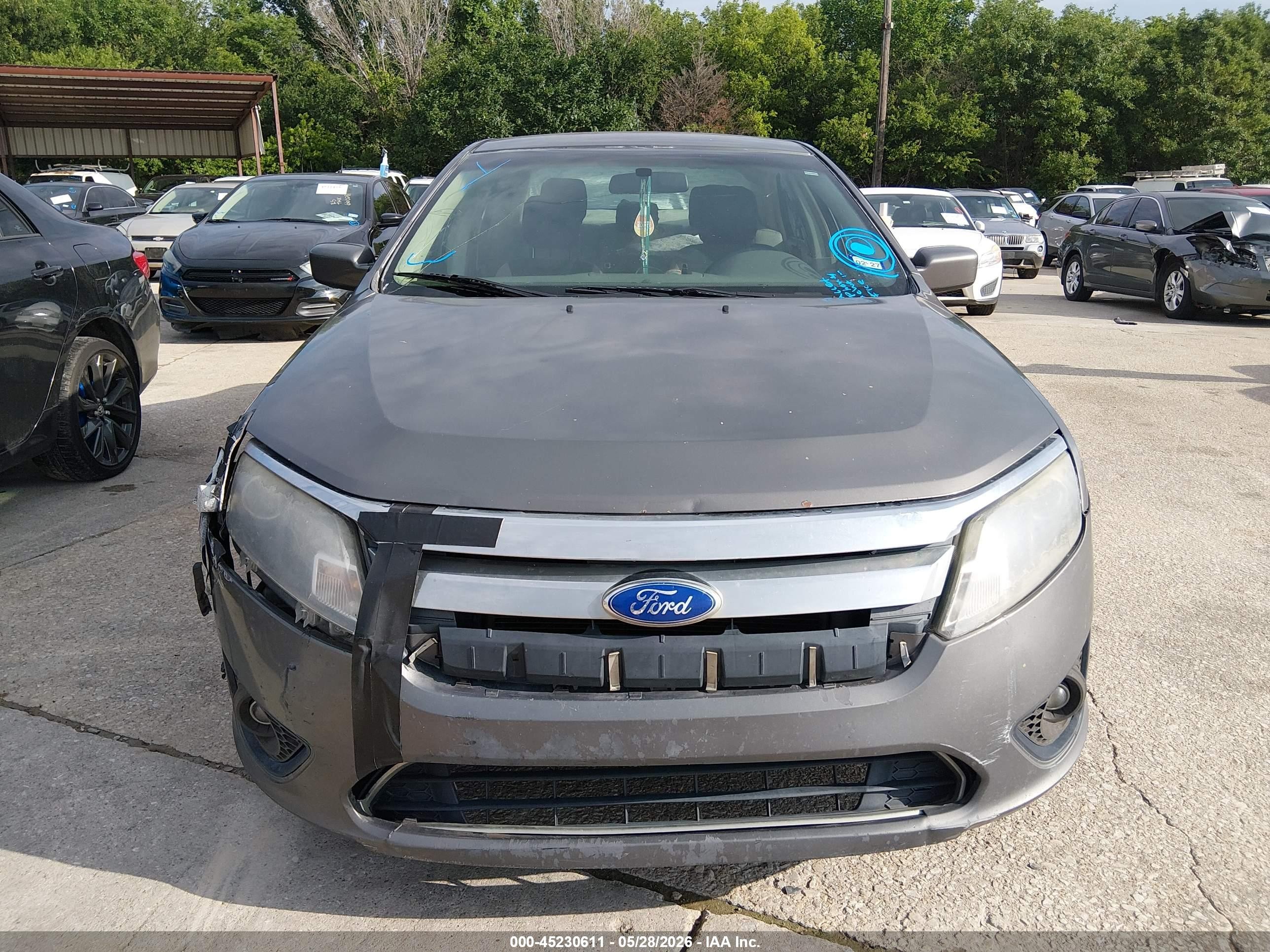 2011 Ford Fusion Se Gray vin: 3FAHP0HA0BR282080