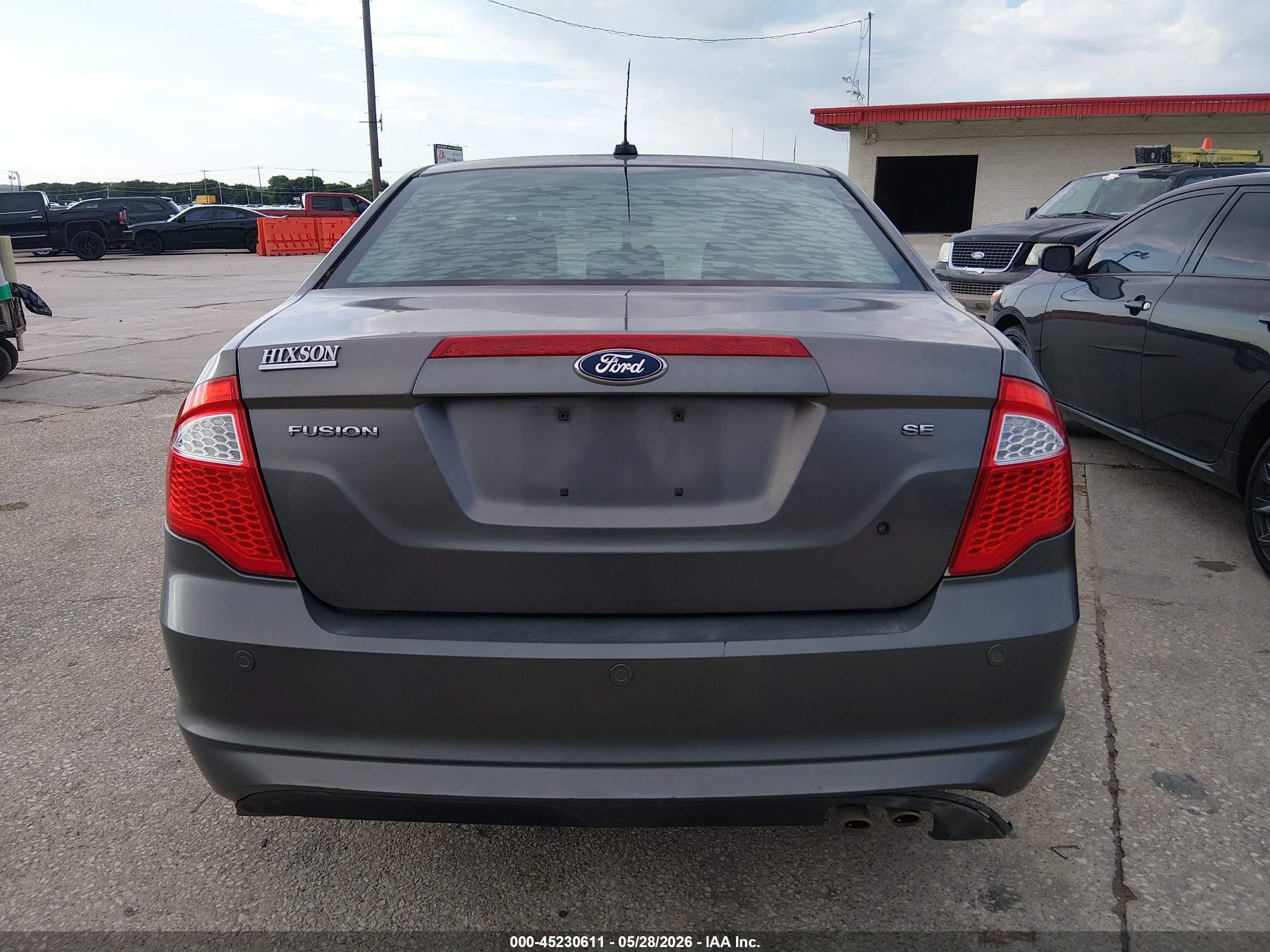 2011 Ford Fusion Se Gray vin: 3FAHP0HA0BR282080