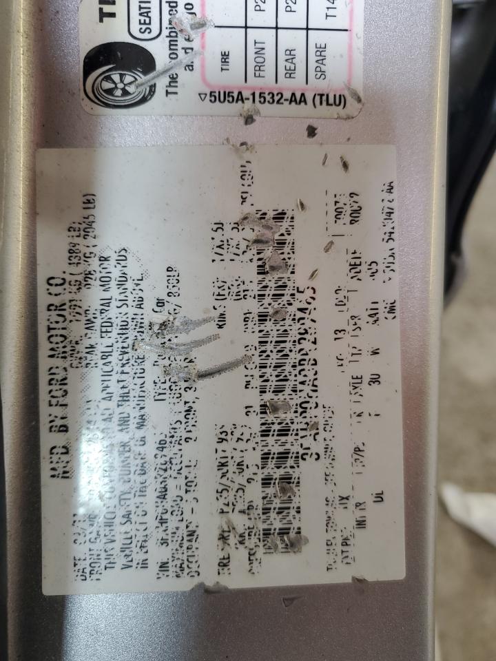 2011 Ford Fusion Se Silver vin: 3FAHP0HA0BR289465