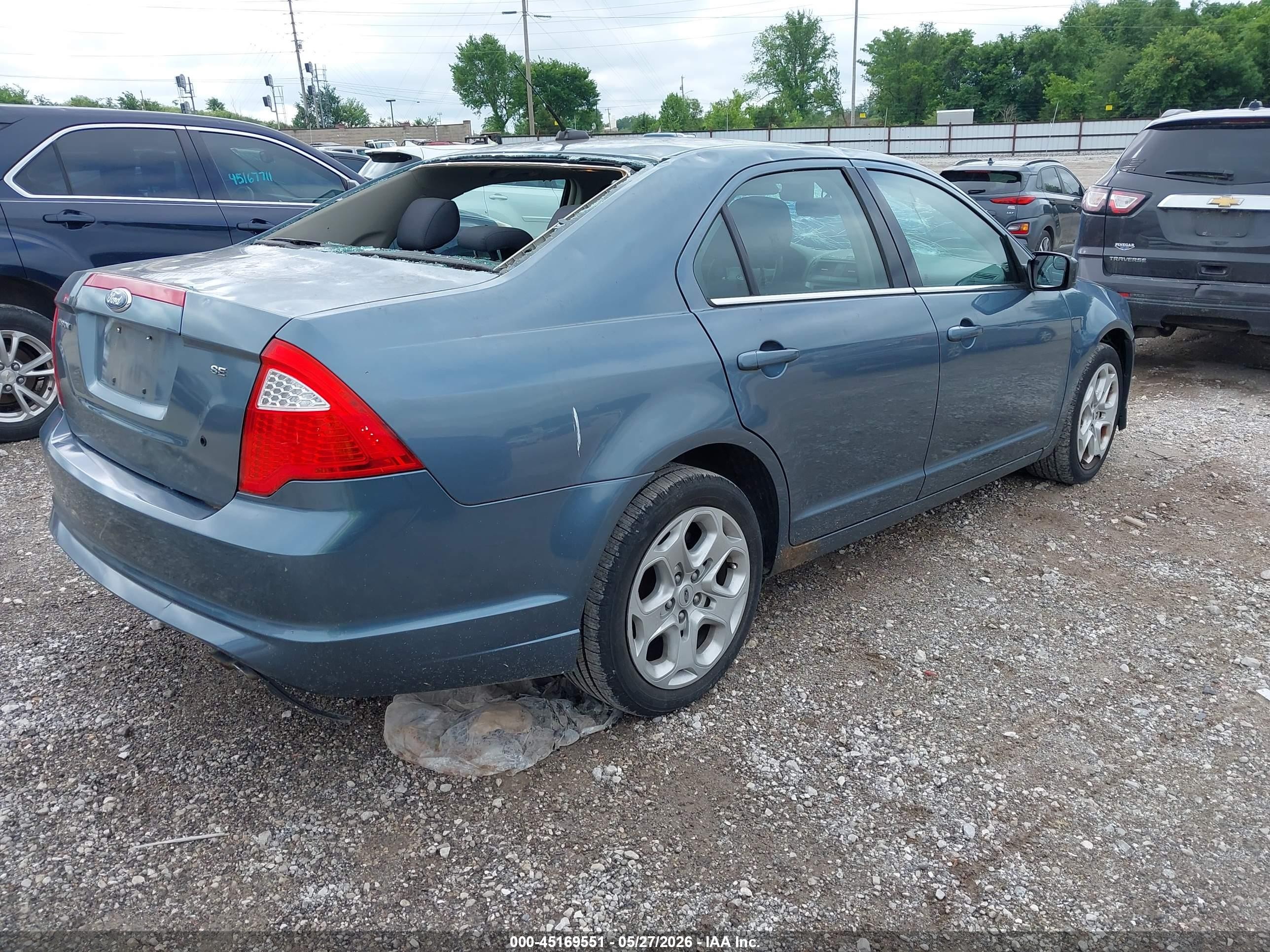 2011 Ford Fusion Se Blue vin: 3FAHP0HA0BR302909
