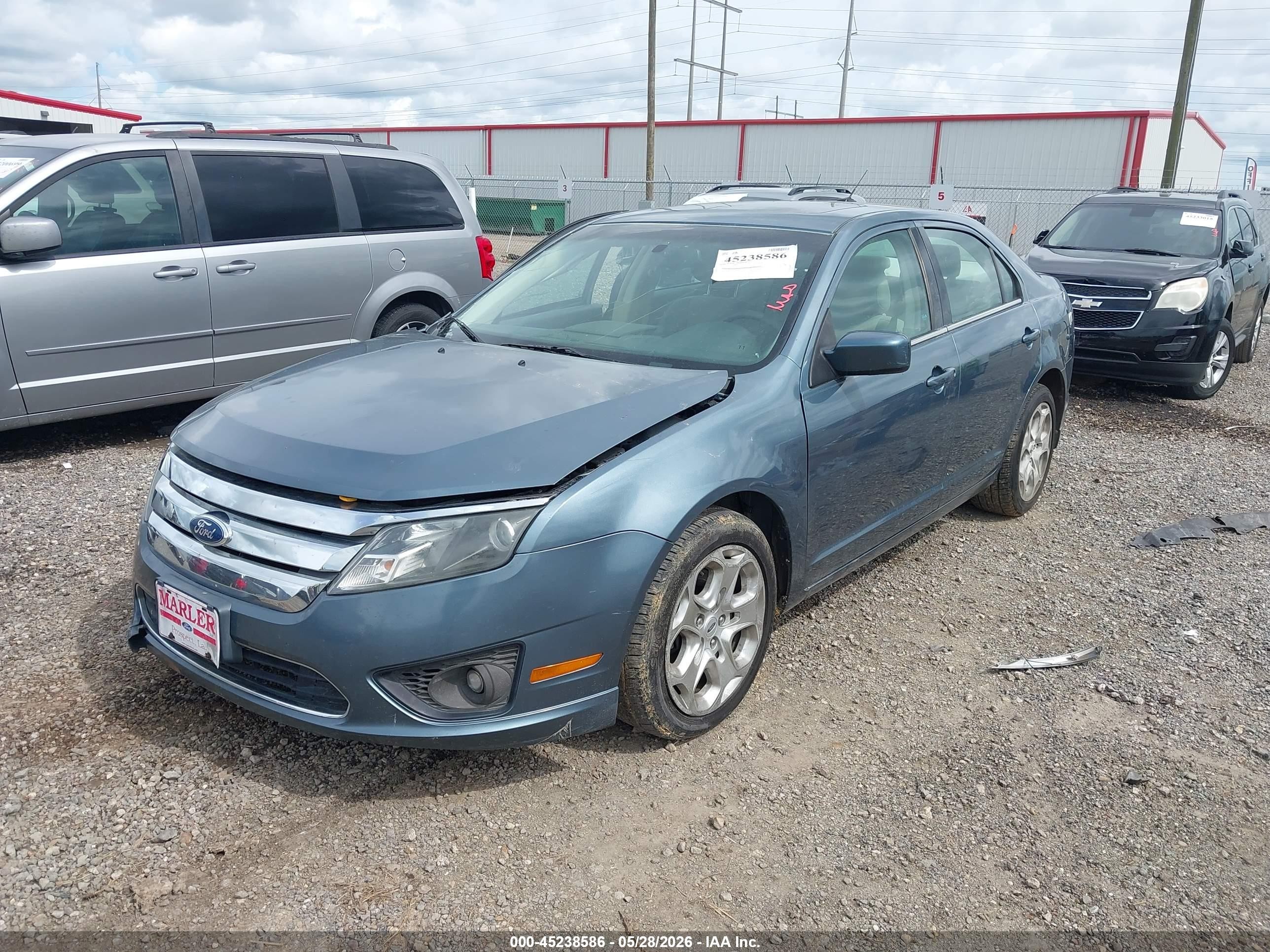 2011 Ford Fusion Se Blue vin: 3FAHP0HA0BR303364