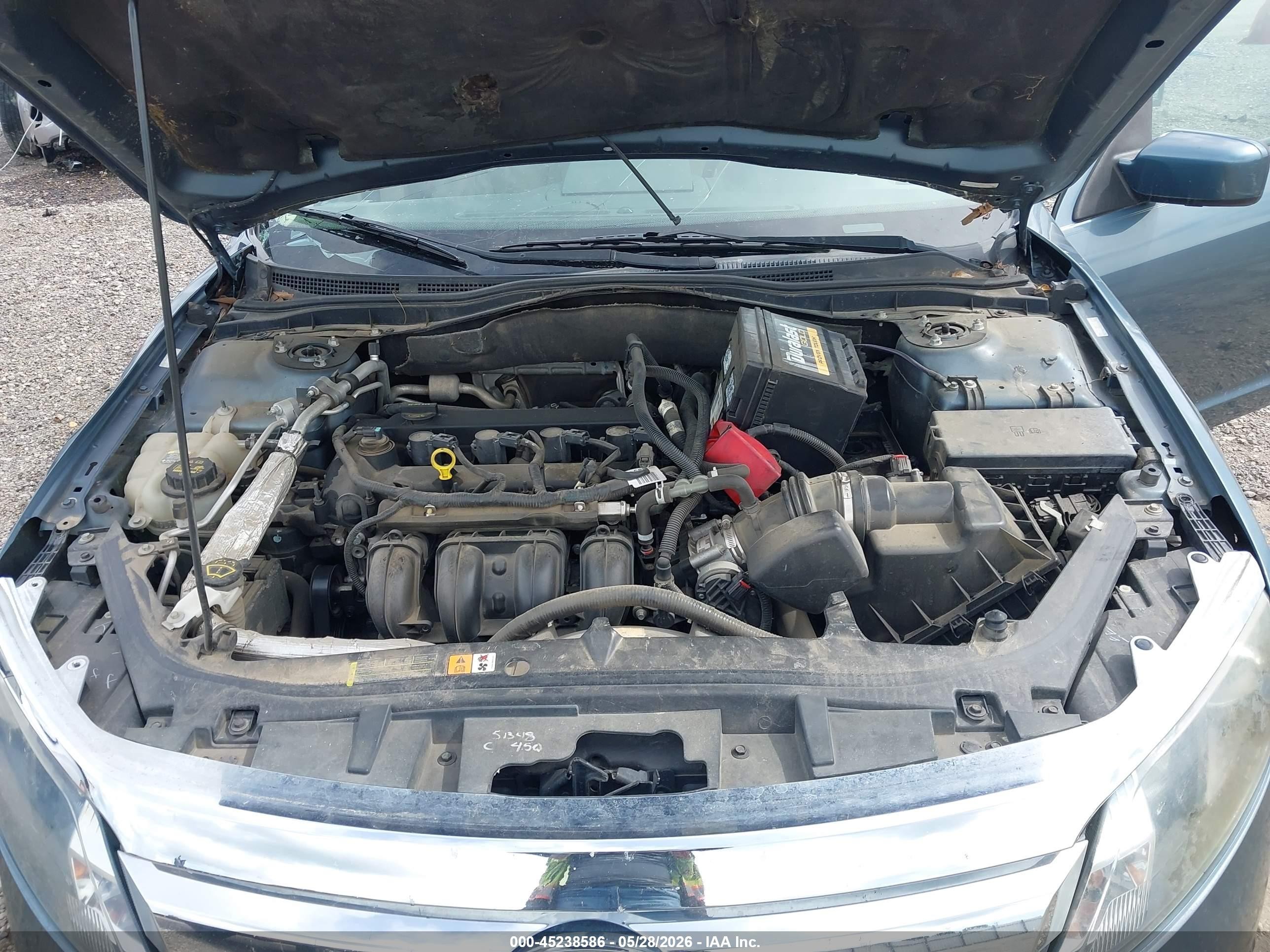 2011 Ford Fusion Se Blue vin: 3FAHP0HA0BR303364