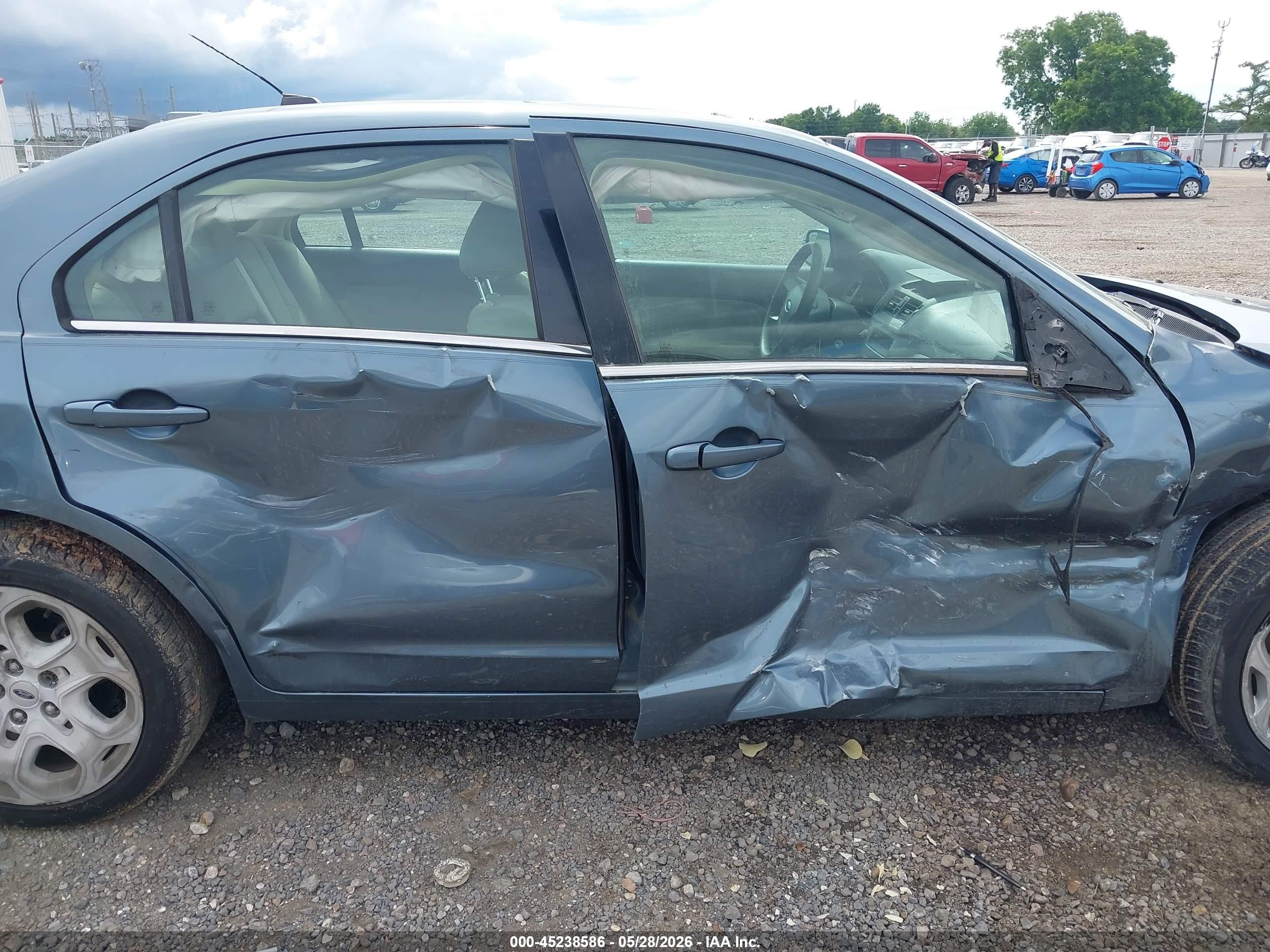 2011 Ford Fusion Se Blue vin: 3FAHP0HA0BR303364