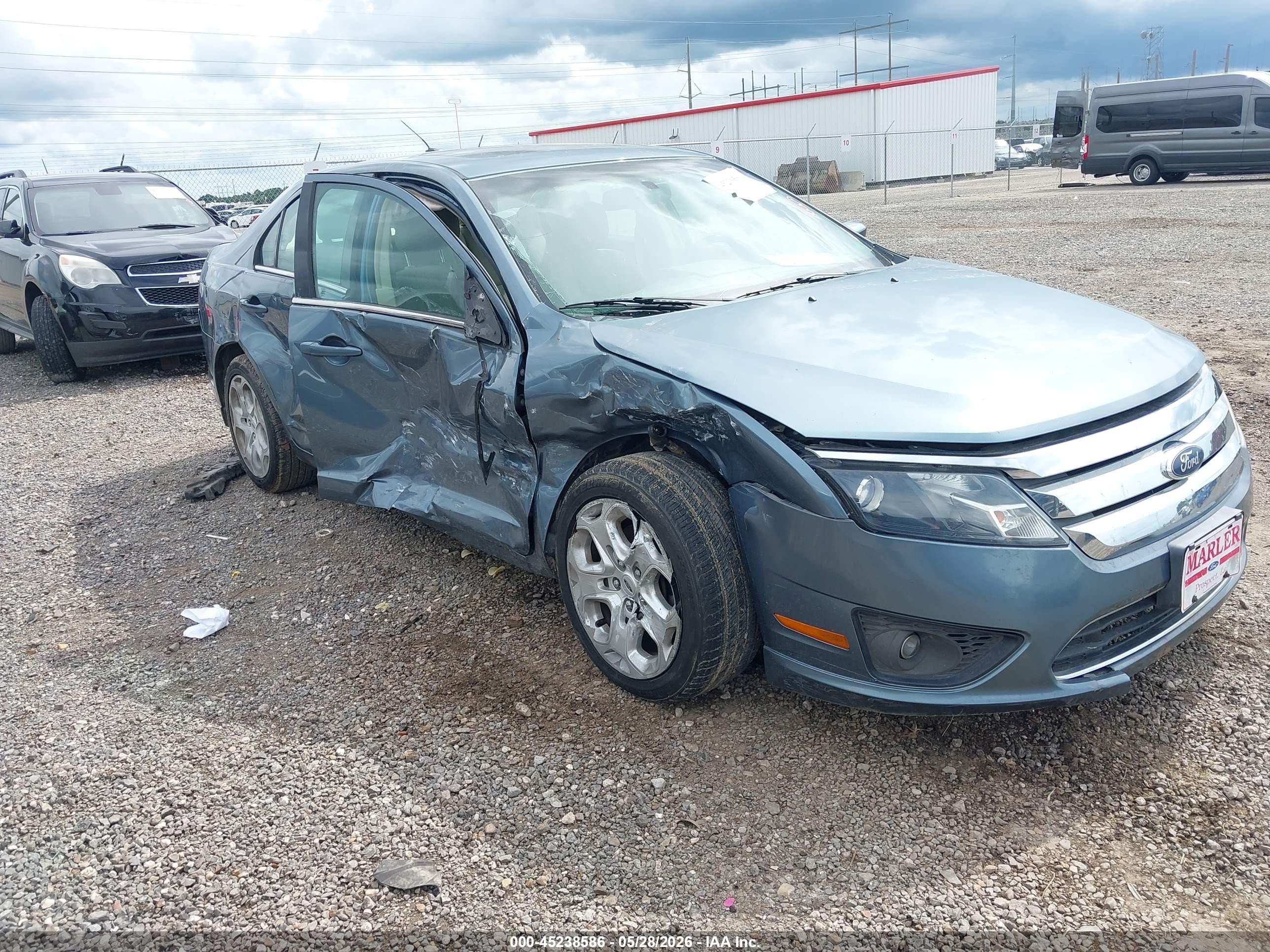 2011 Ford Fusion Se Blue vin: 3FAHP0HA0BR303364