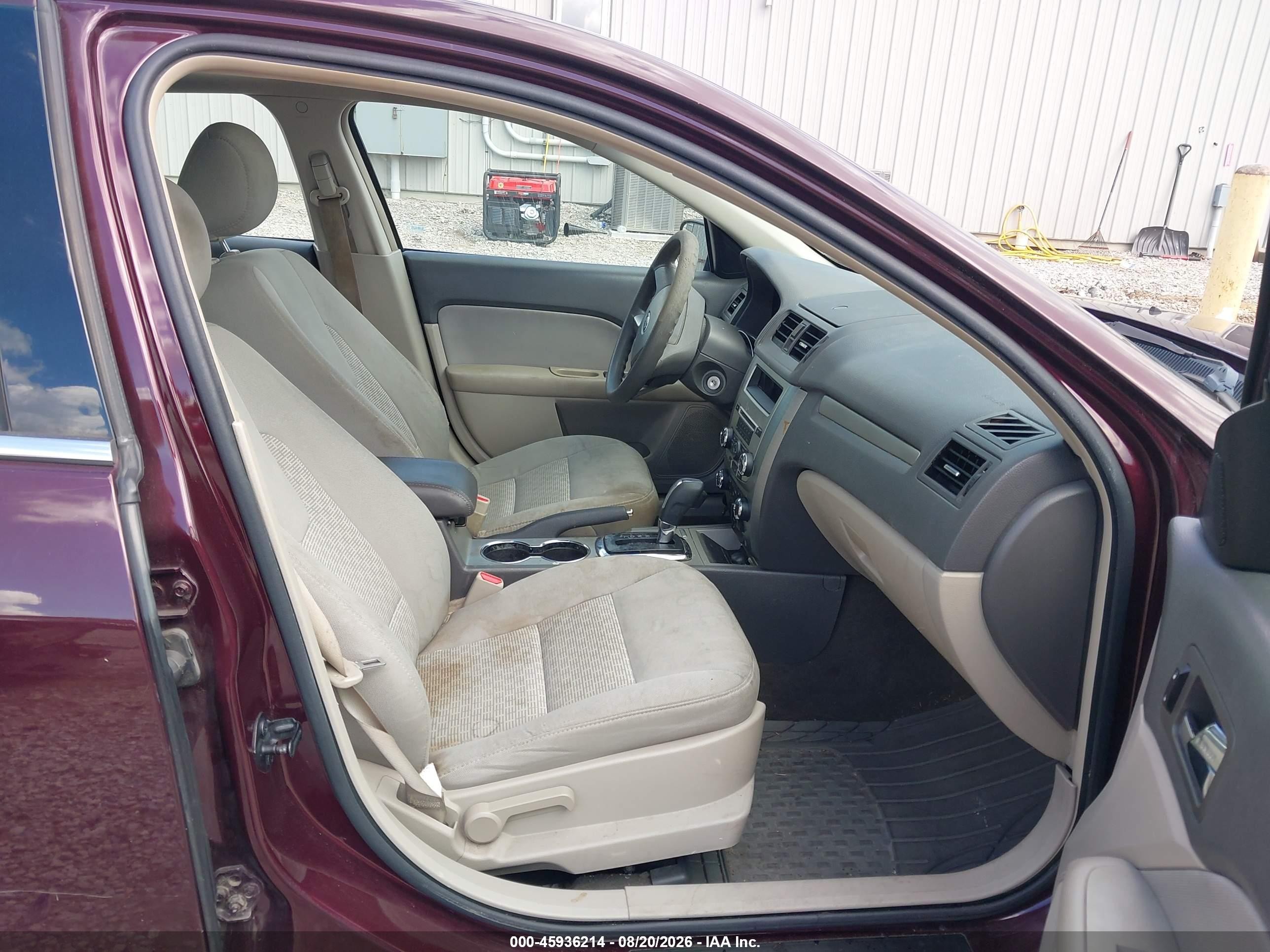 2011 Ford Fusion Se Maroon vin: 3FAHP0HA0BR308998