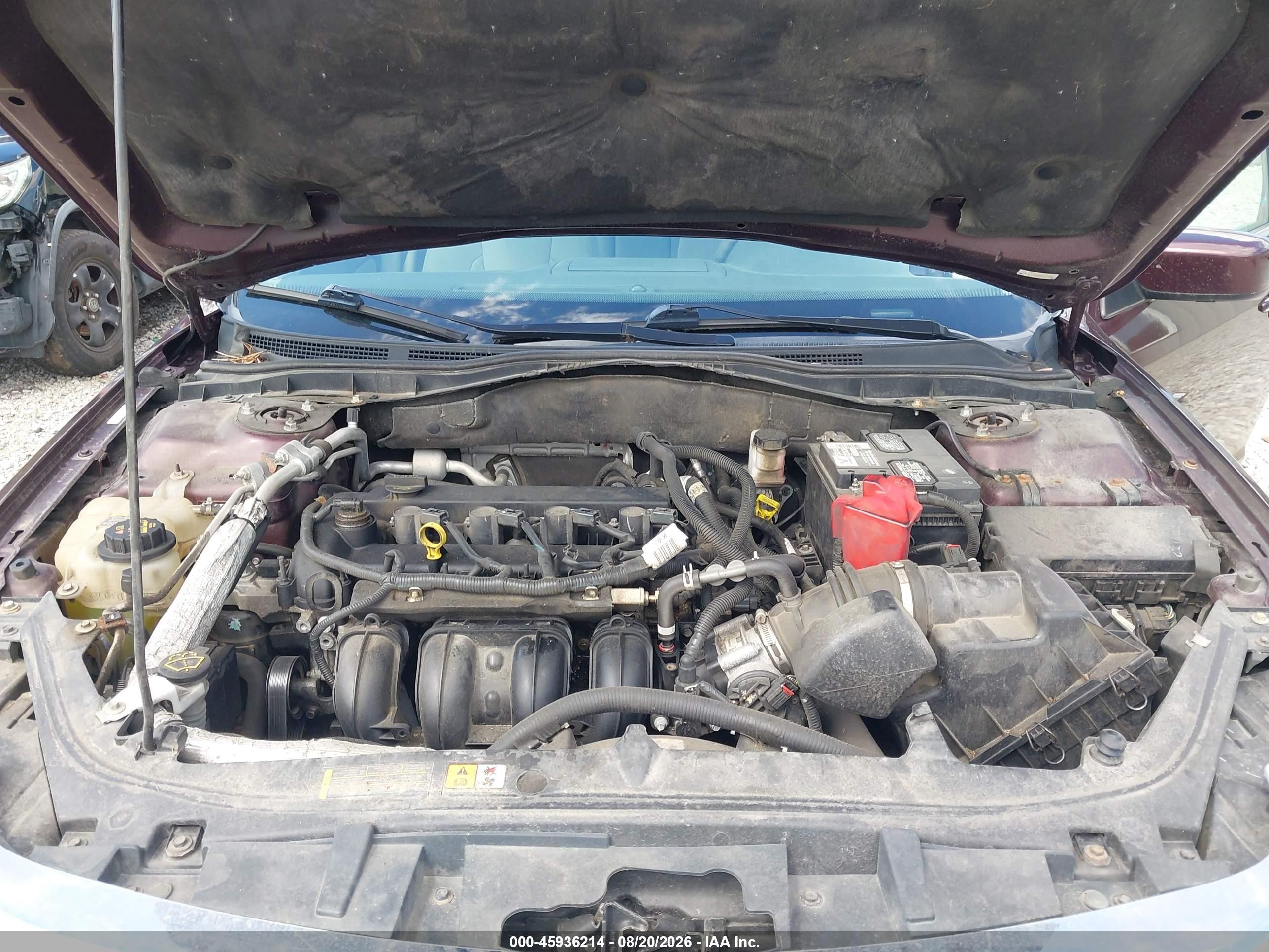 2011 Ford Fusion Se Maroon vin: 3FAHP0HA0BR308998