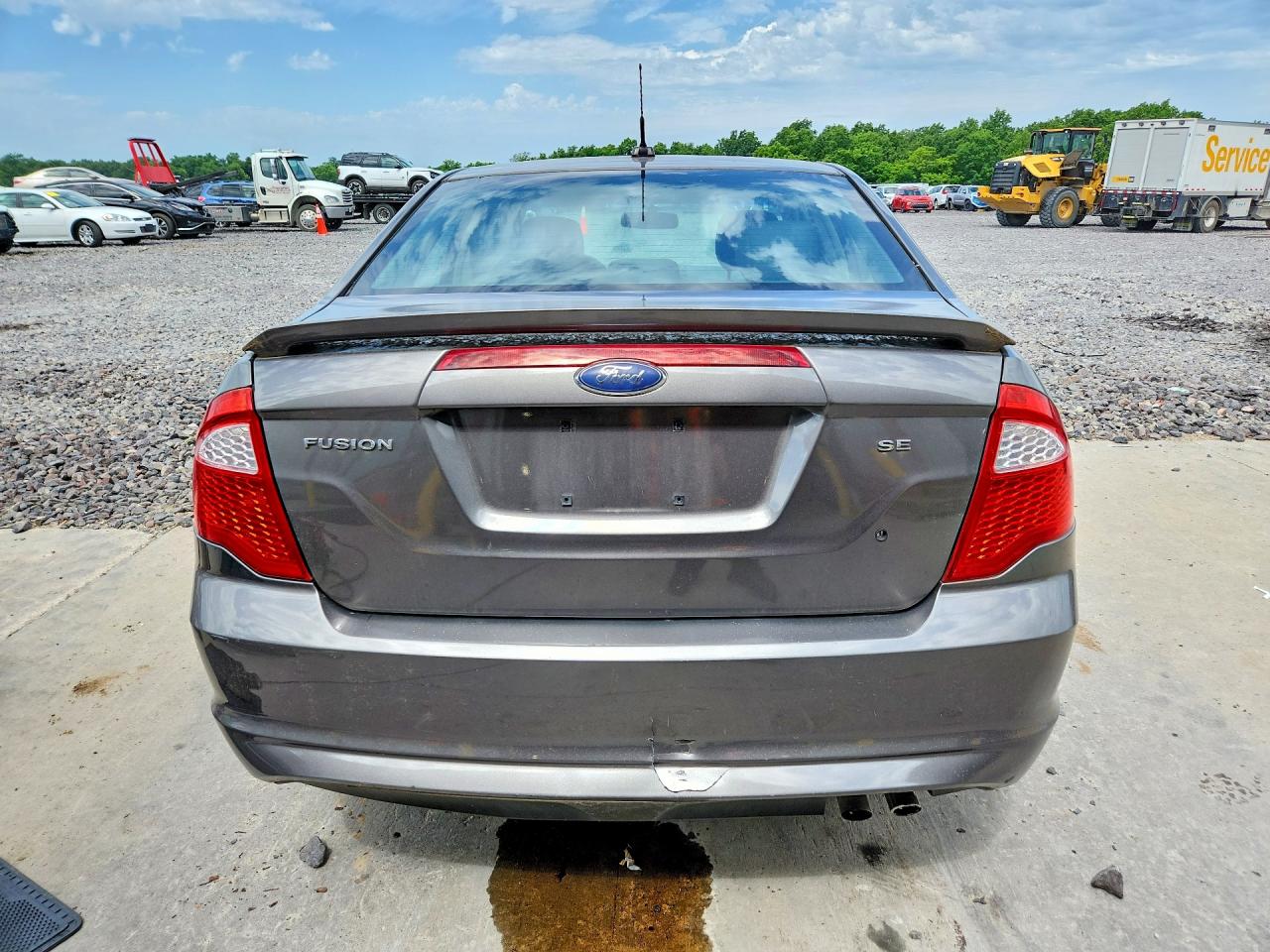 2012 Ford Fusion Gray vin: 3FAHP0HA0CR105370