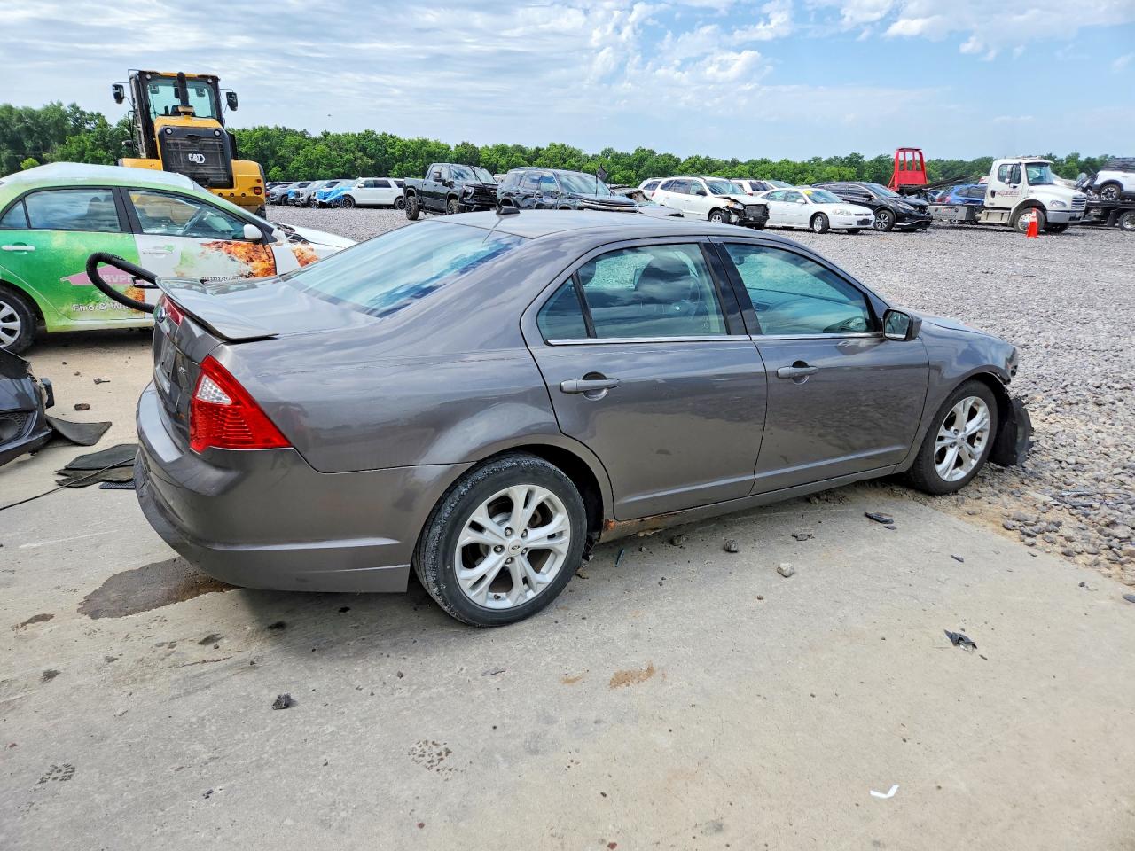 2012 Ford Fusion Gray vin: 3FAHP0HA0CR105370