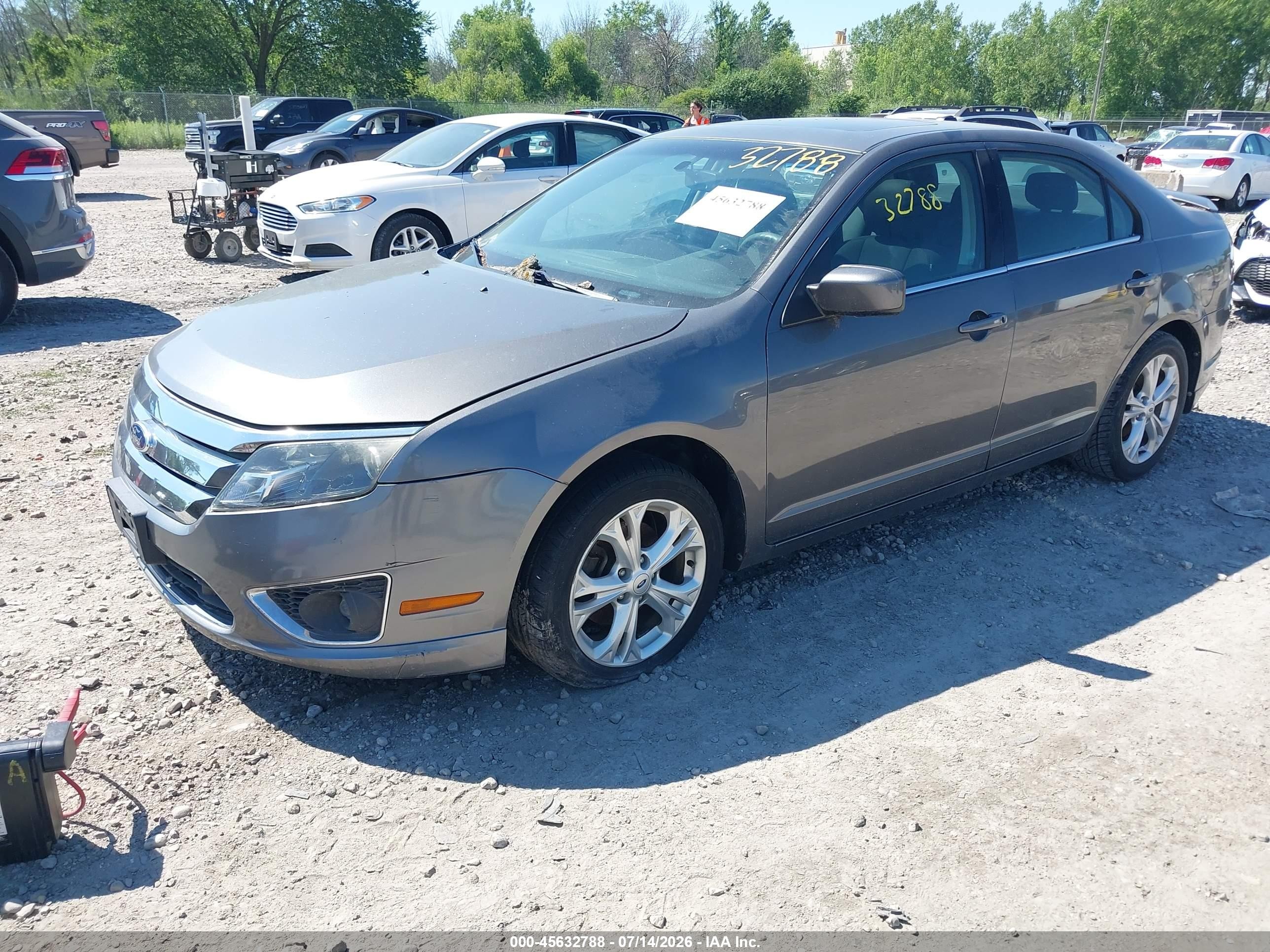 2012 Ford Fusion Se Gray vin: 3FAHP0HA0CR124680