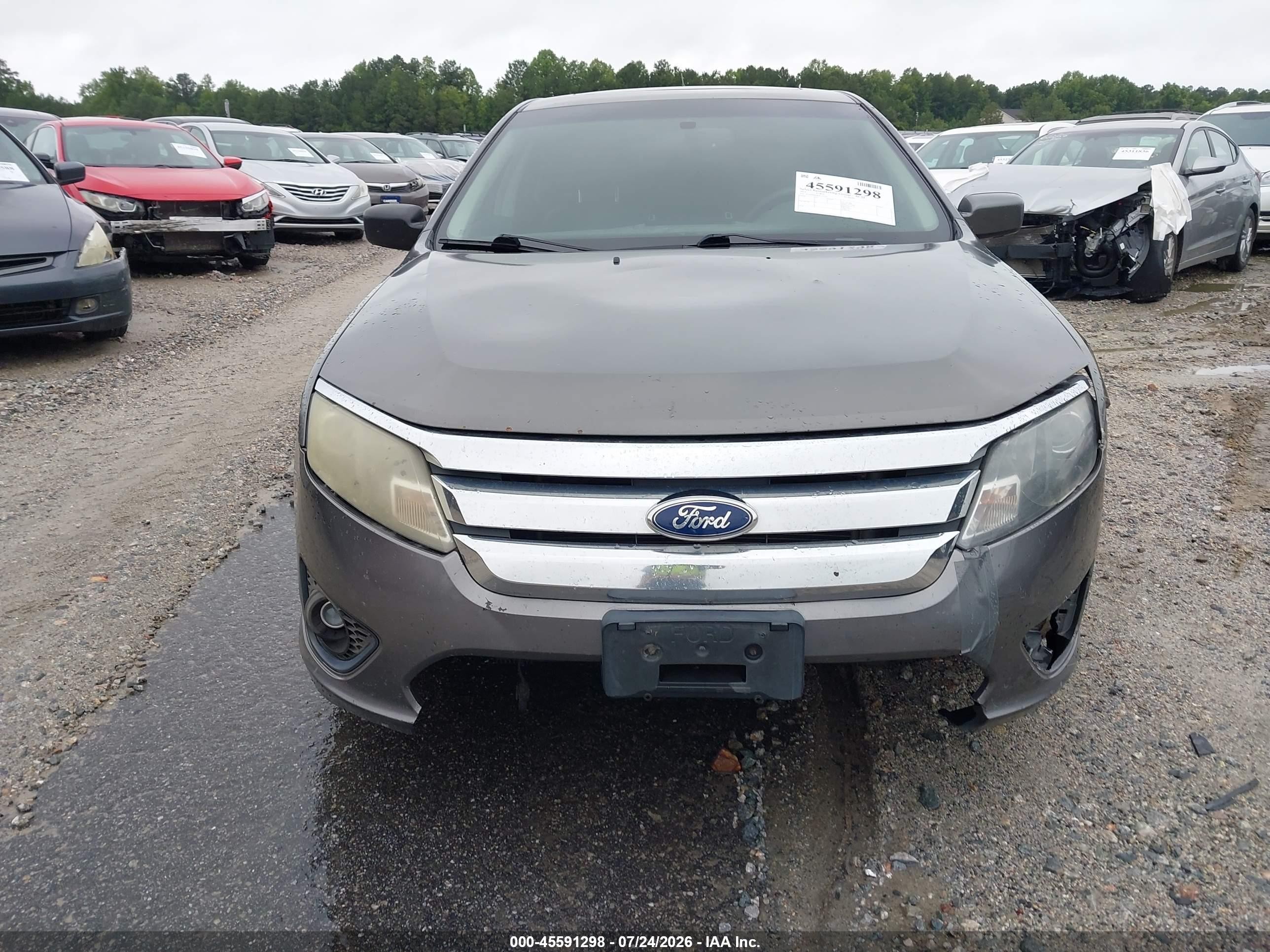 2012 Ford Fusion Se Gray vin: 3FAHP0HA0CR135274