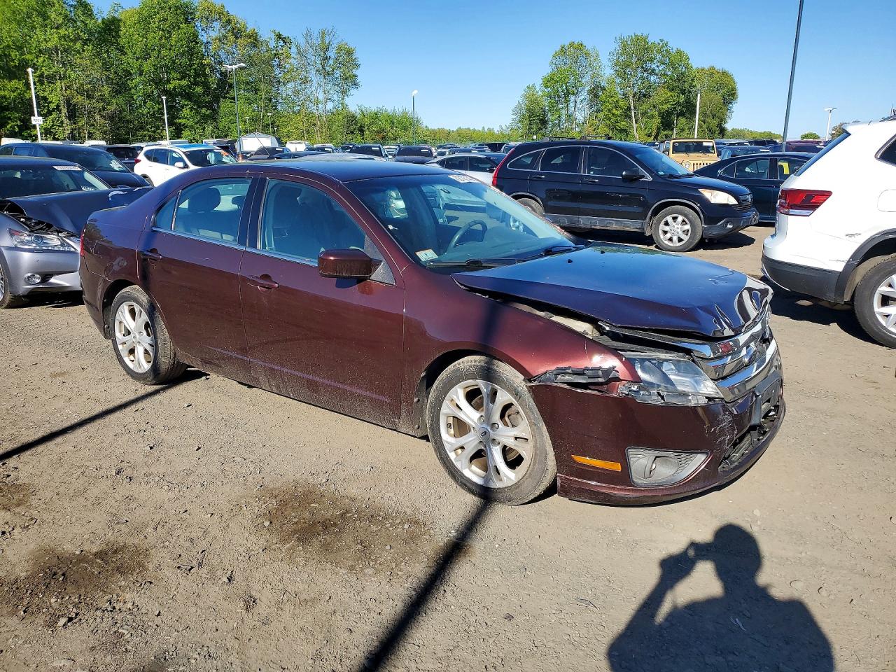 2012 Ford Fusion Se Purple vin: 3FAHP0HA0CR140393