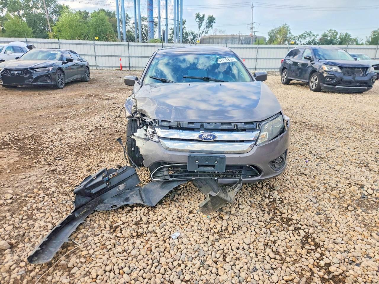 2012 Ford Fusion Se Gray vin: 3FAHP0HA0CR149126