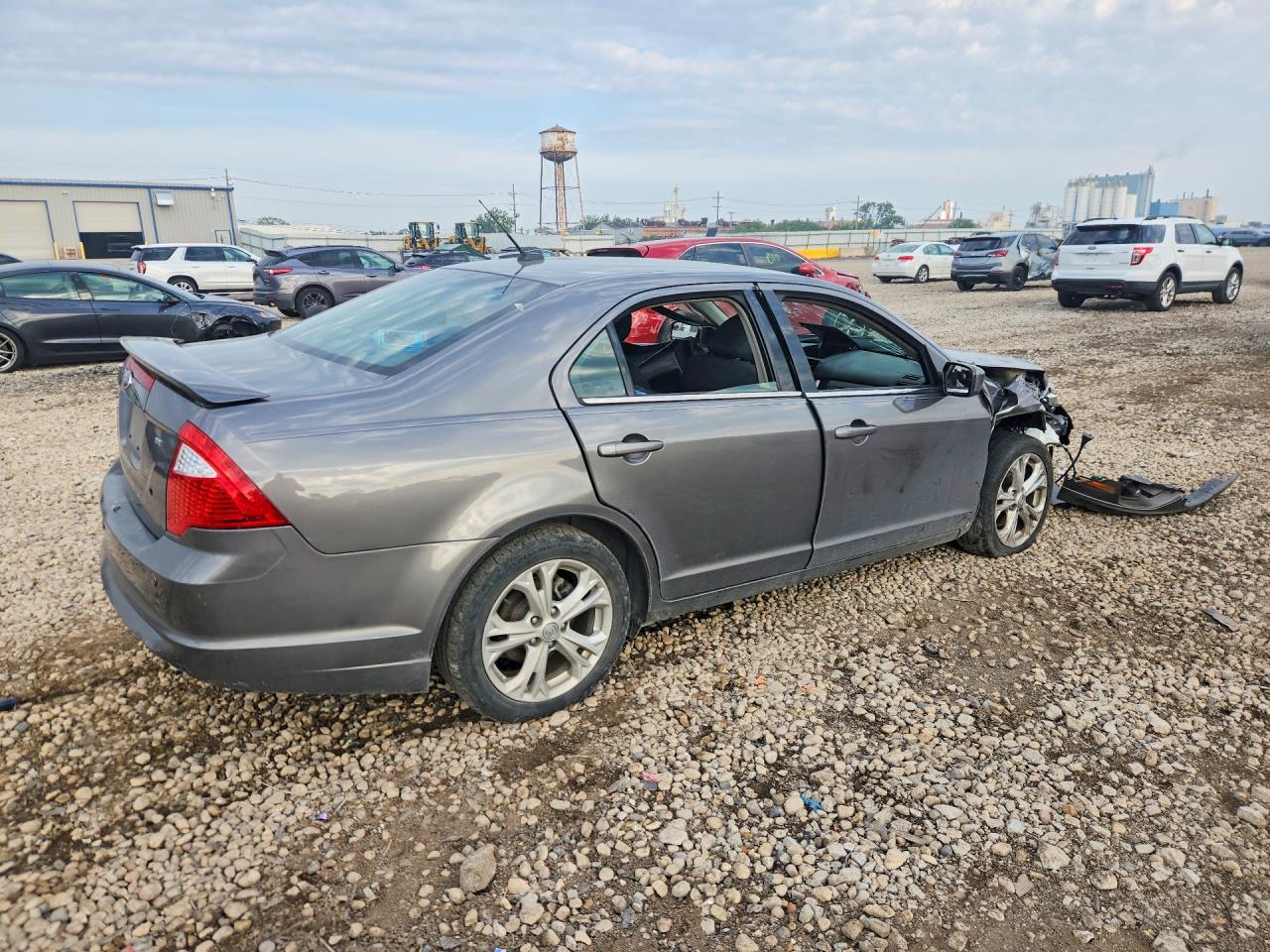 2012 Ford Fusion Se Gray vin: 3FAHP0HA0CR149126