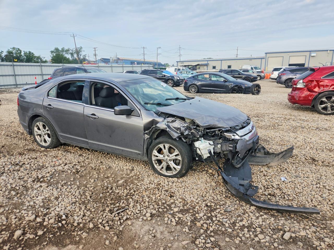 2012 Ford Fusion Se Gray vin: 3FAHP0HA0CR149126